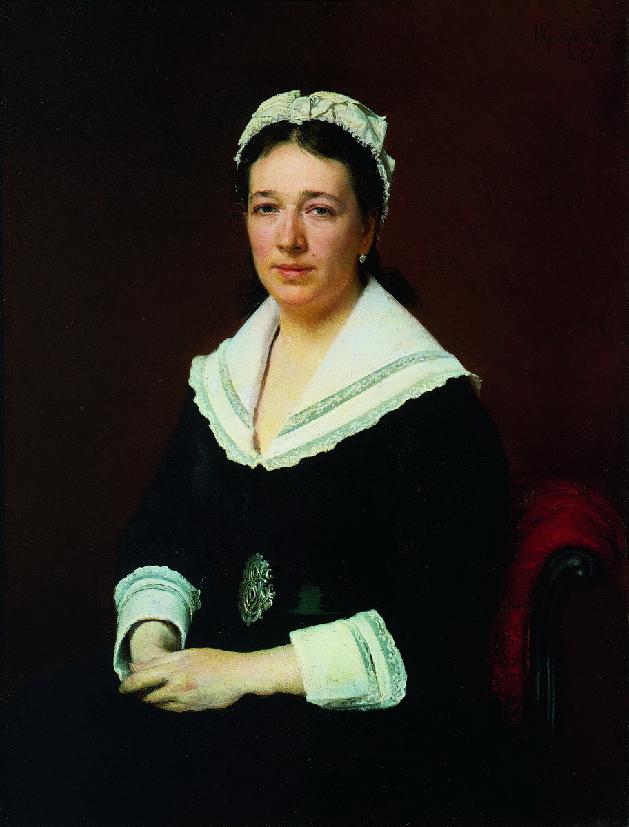 Крамской. Портрет Веры Николаевны Третьяковой. 1879
