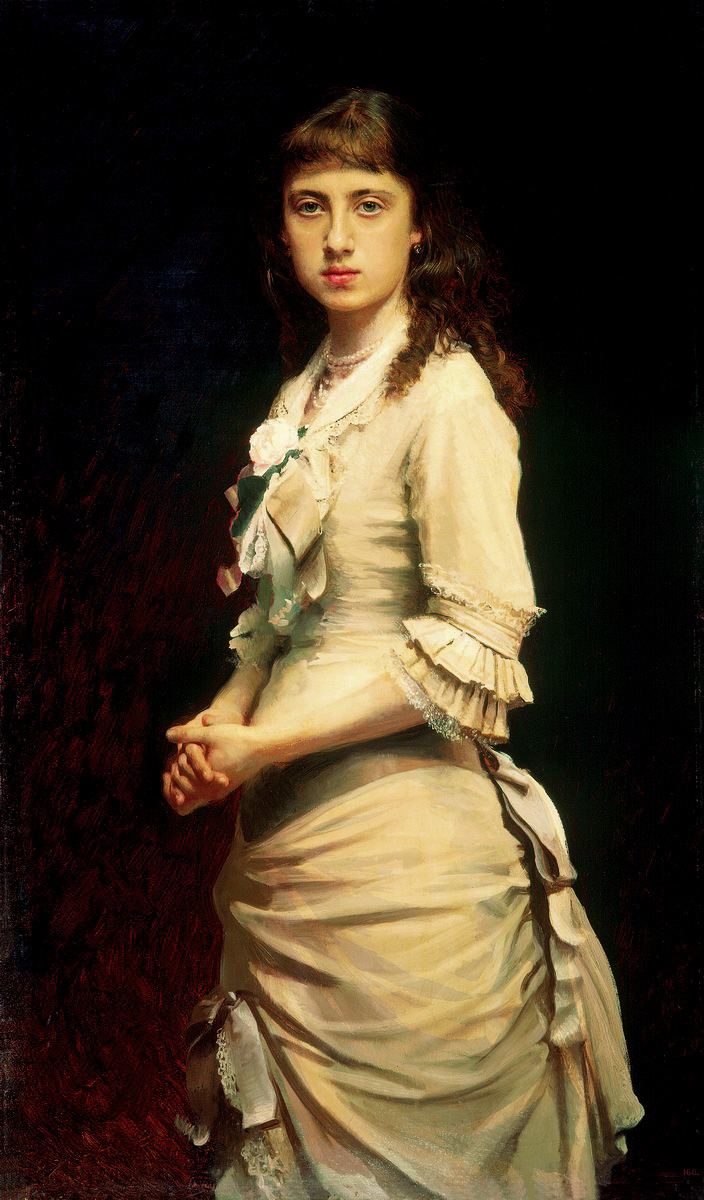 Крамской. Портрет Софьи Ивановны Крамской, дочери художника. 1882