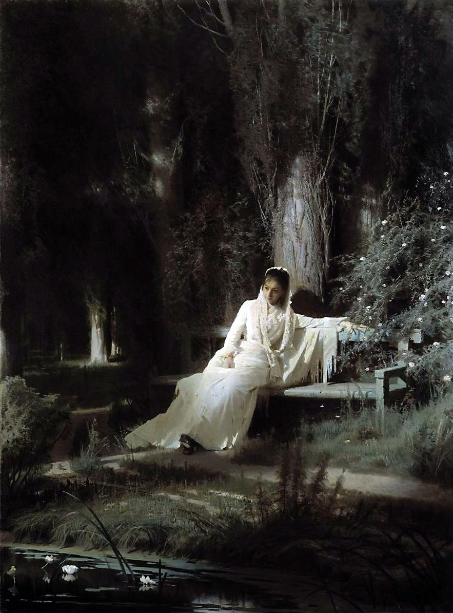 Крамской. Лунная ночь. 1880
