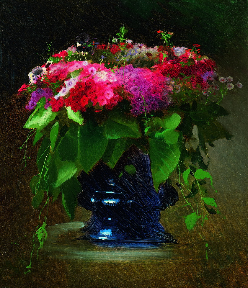 Крамской. Букет цветов. Флоксы. 1884