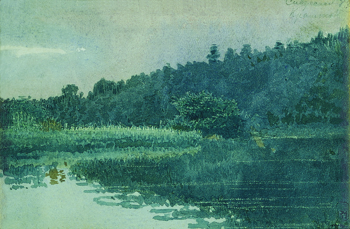 Крамской. Сиверская. Река Оредеж. 1883