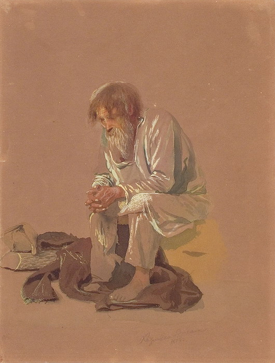 Крамской. Старик-крестьянин. 1873