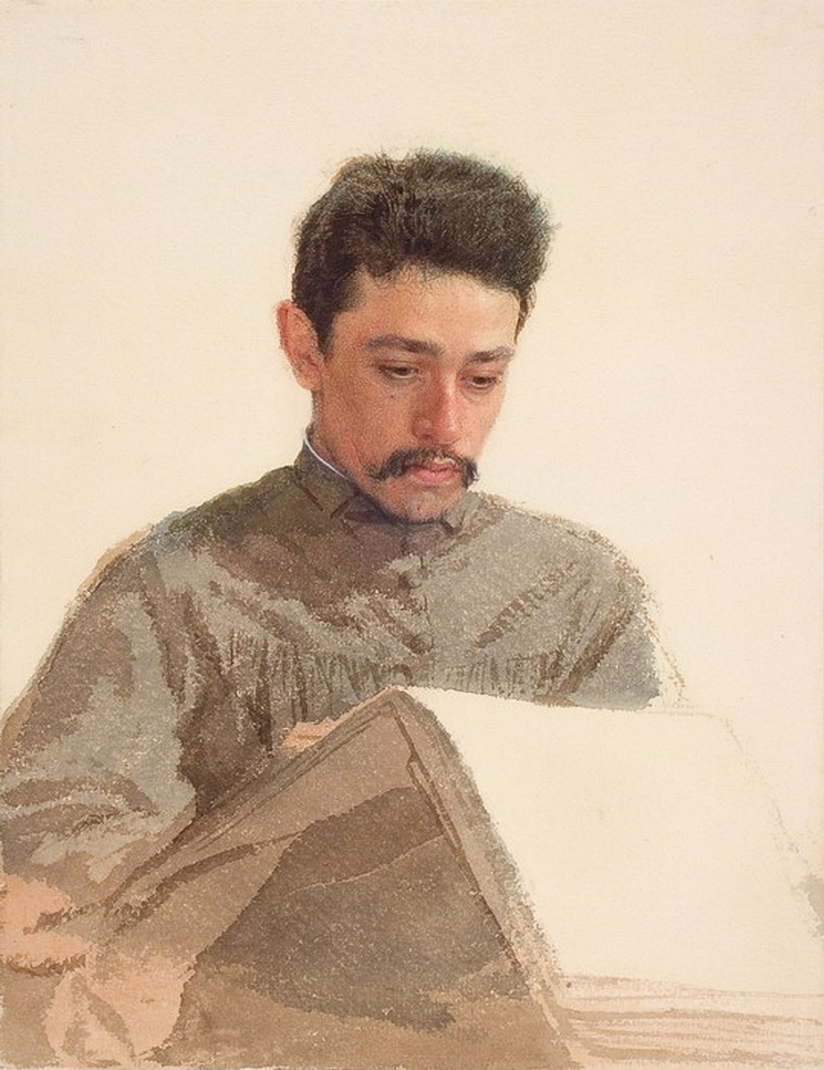 Крамской. Портрет Н.А.Ярошенко. 1874