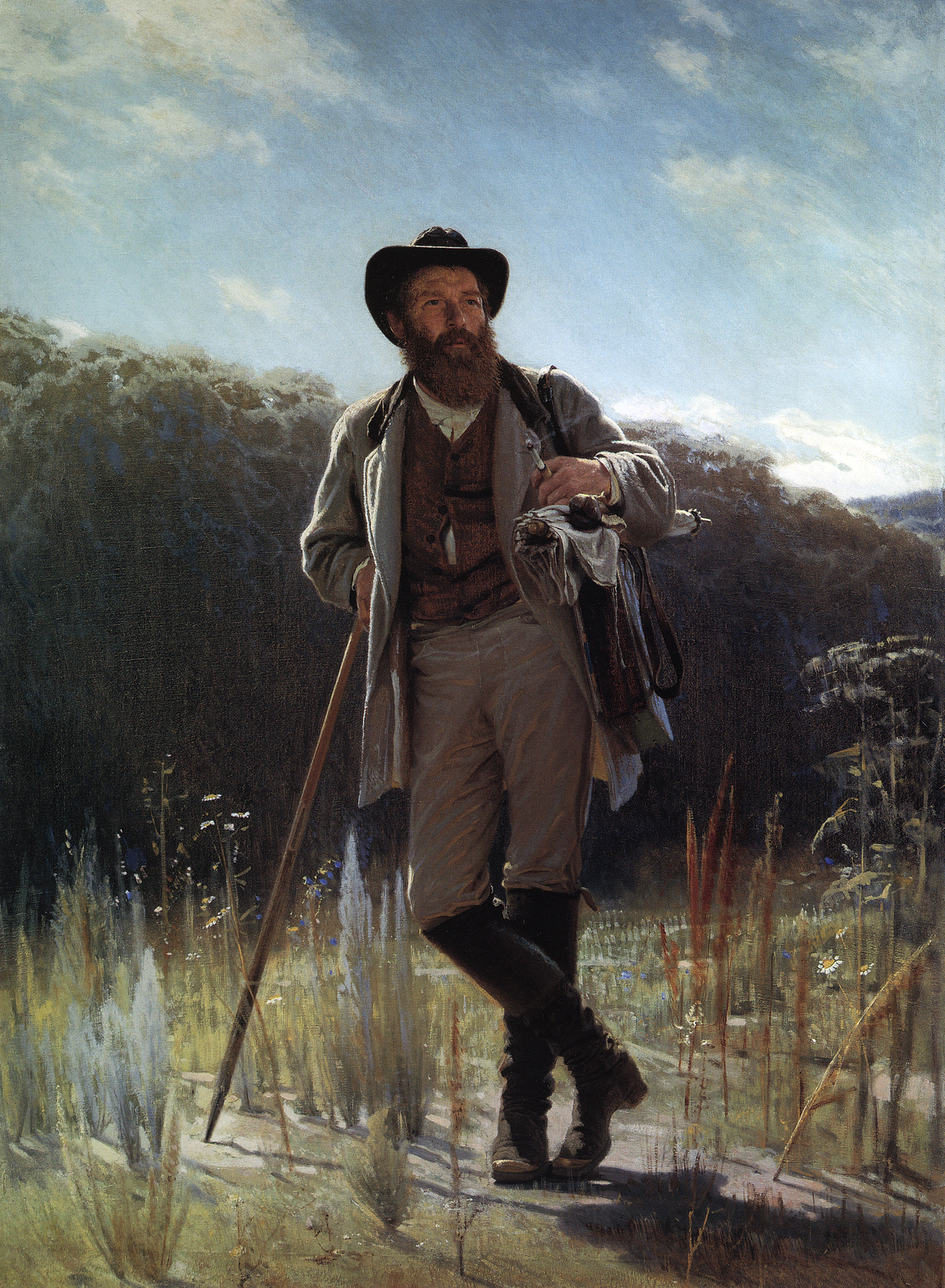 Крамской. Портрет И.И.Шишкина. 1873