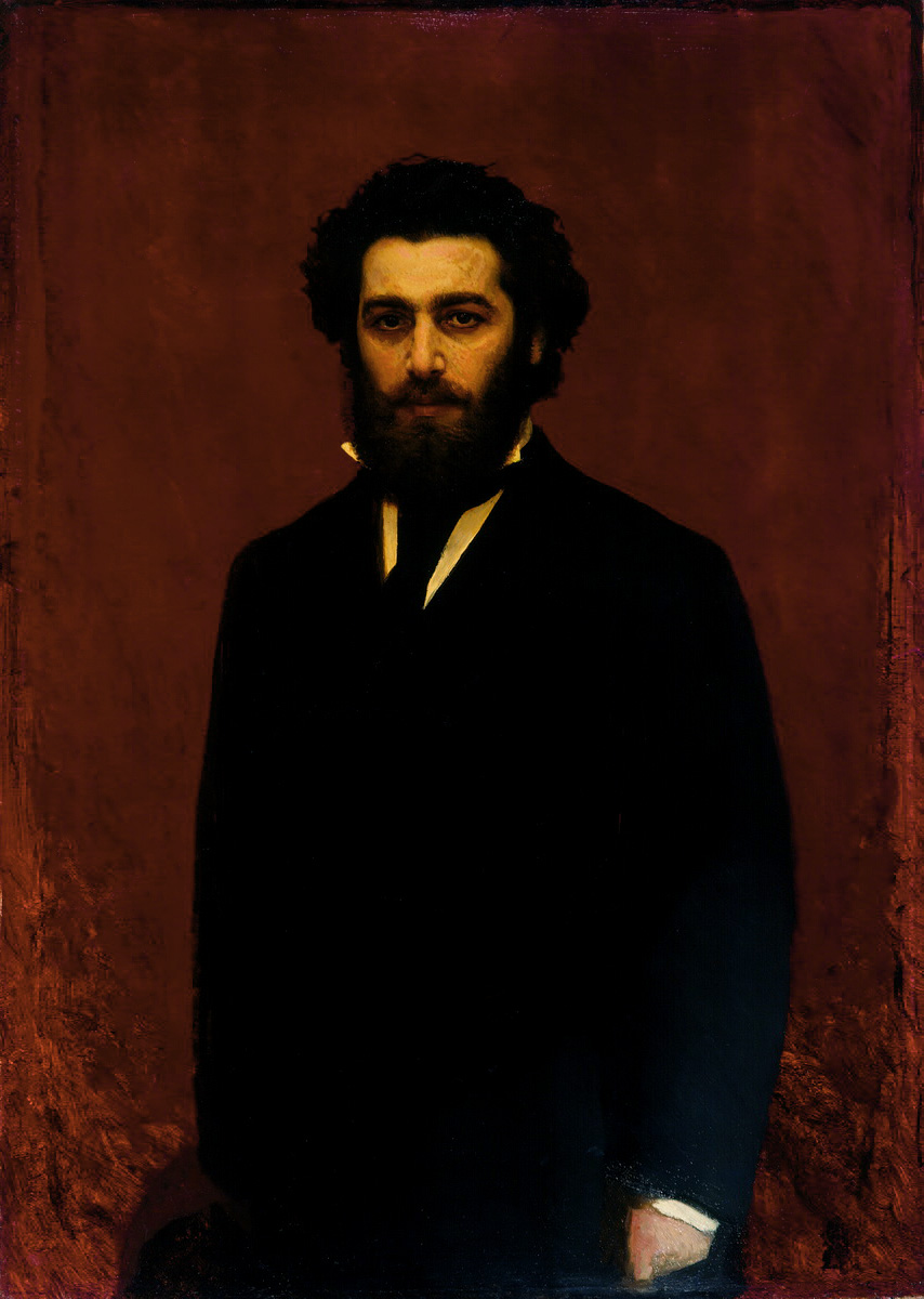 Крамской. Портрет А.И.Куинджи. Конец 1870-х