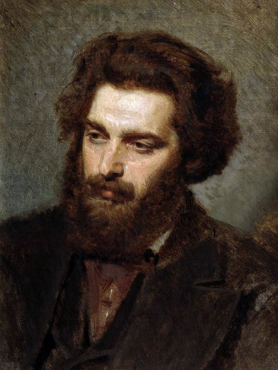 Крамской. Портрет А.И.Куинджи. 1872