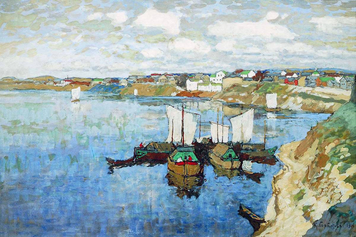 Горбатов. На реке Великой. Псков. 1914
