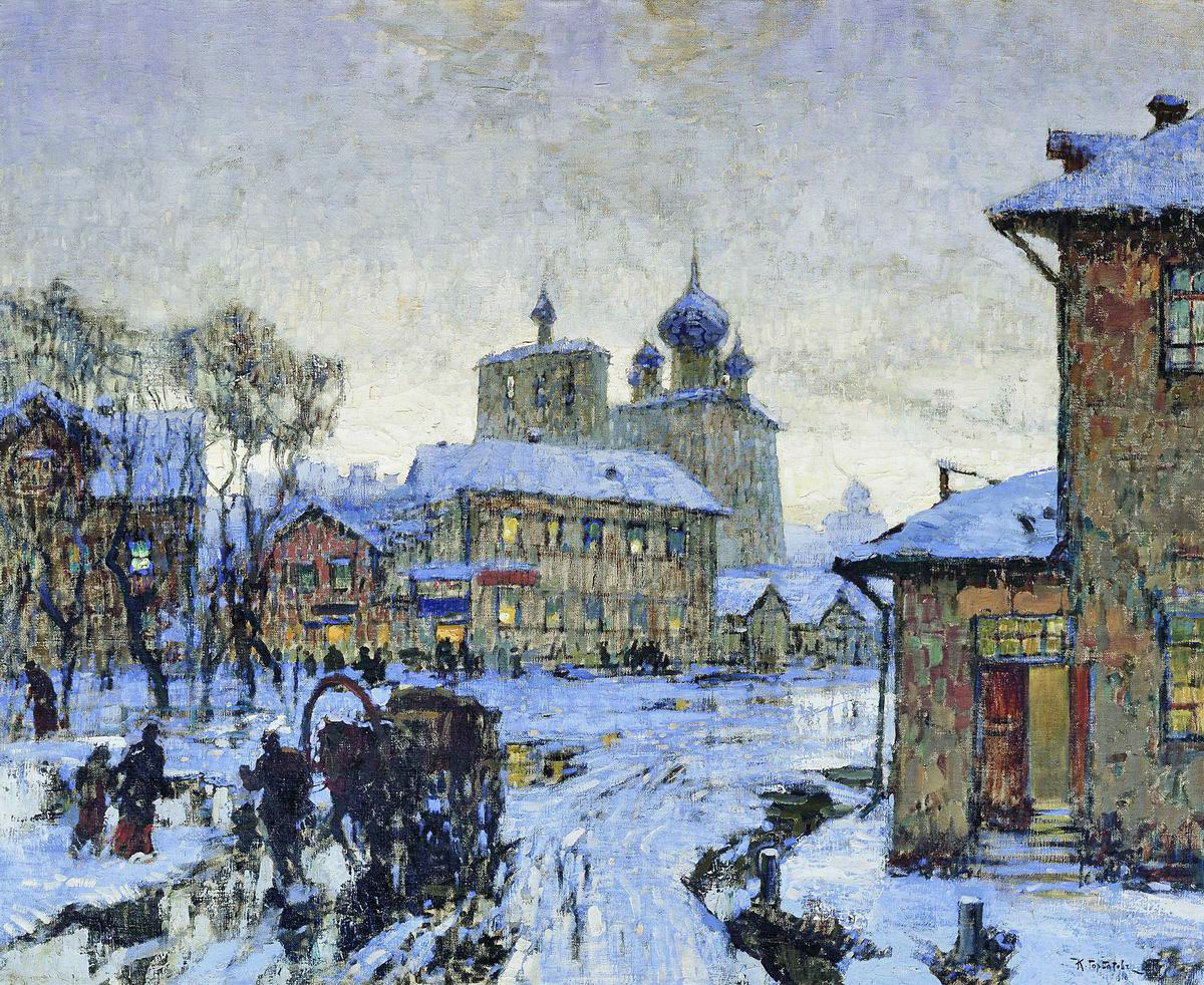 Горбатов. Зима. Оттепель. 1910