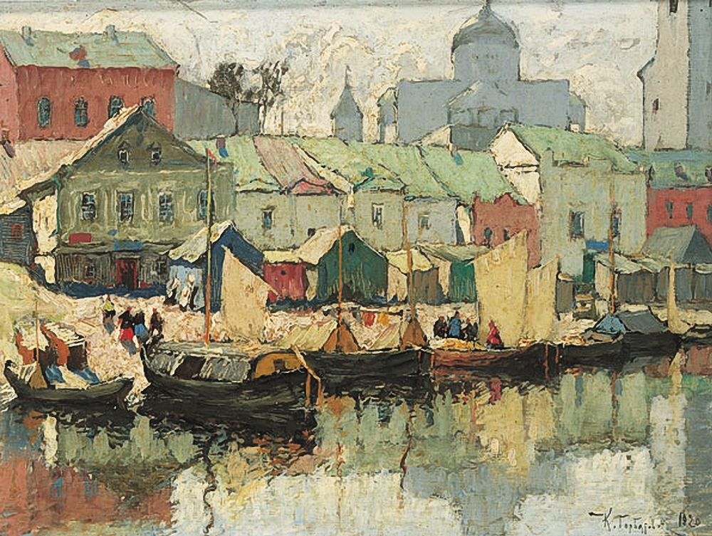 Горбатов. На причале. 1920