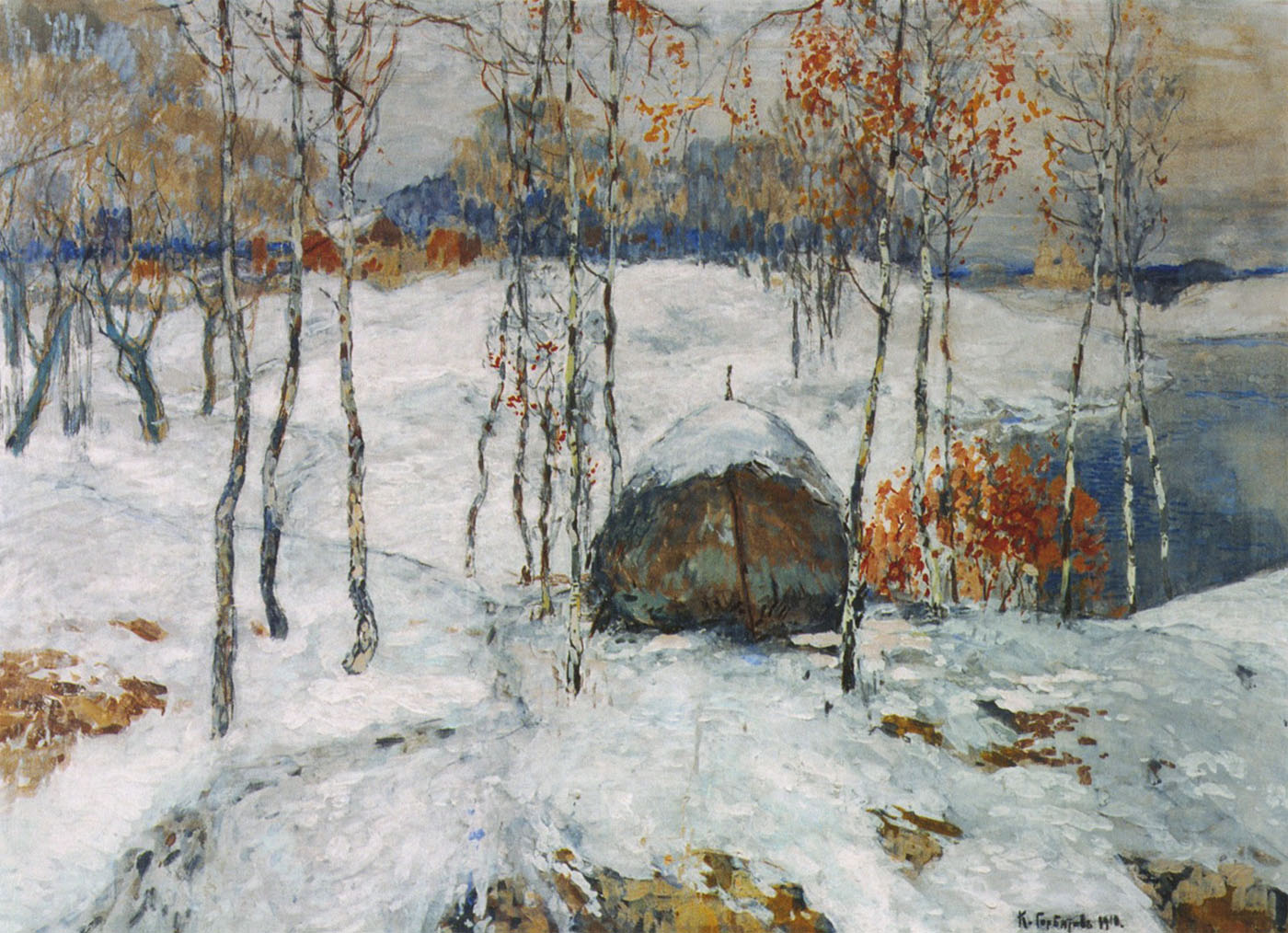 Горбатов. Зимка (Зимний мотив). 1910