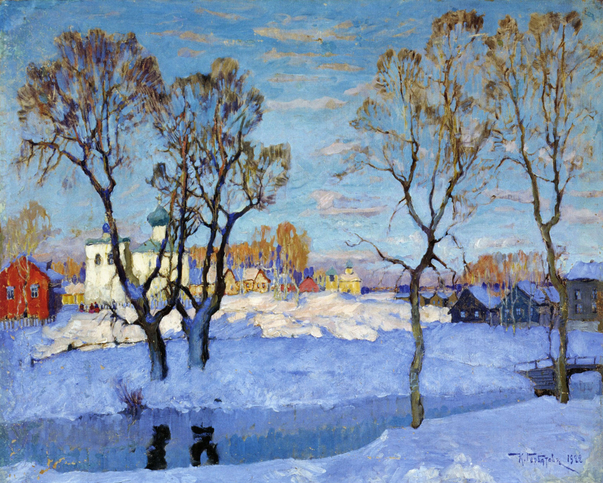 Горбатов. Ранняя весна. Псков. 1922