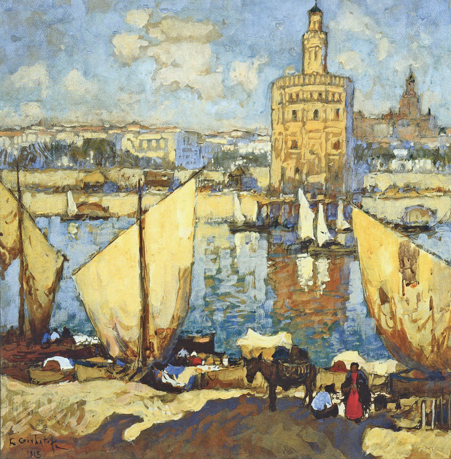 Горбатов. Севилья. Испания. 1913