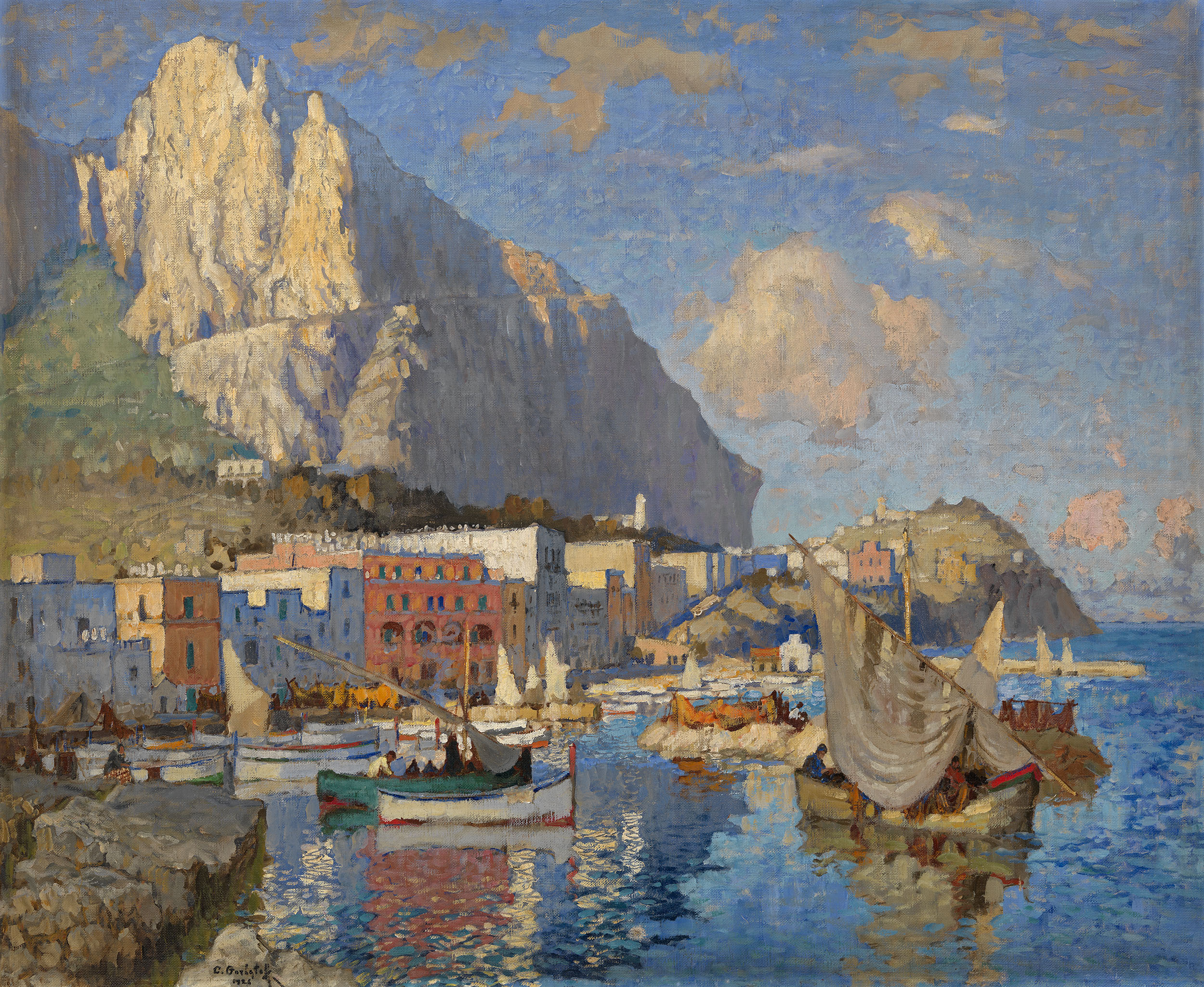 Горбатов. Вид Капри. 1926