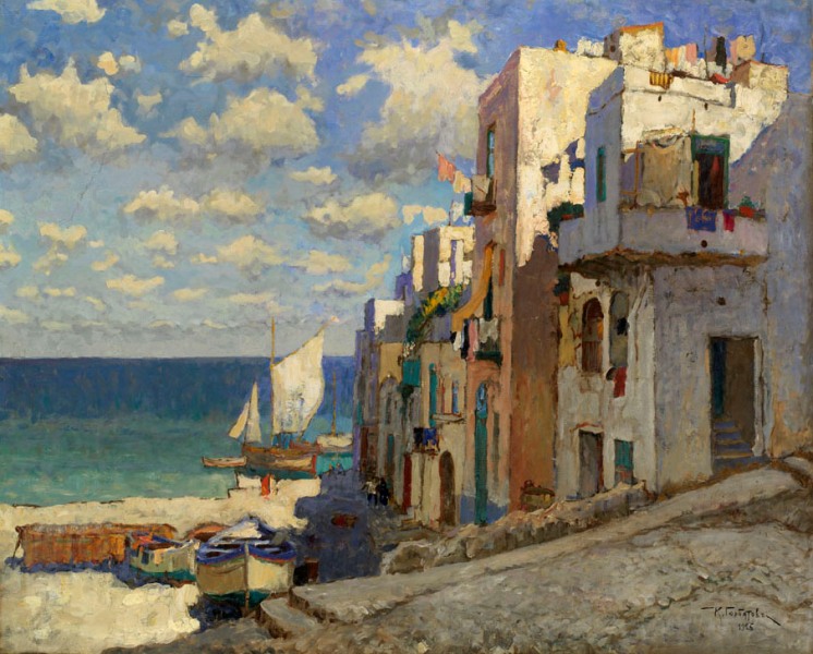 Горбатов. Рыбацкая улица. Капри. 1926