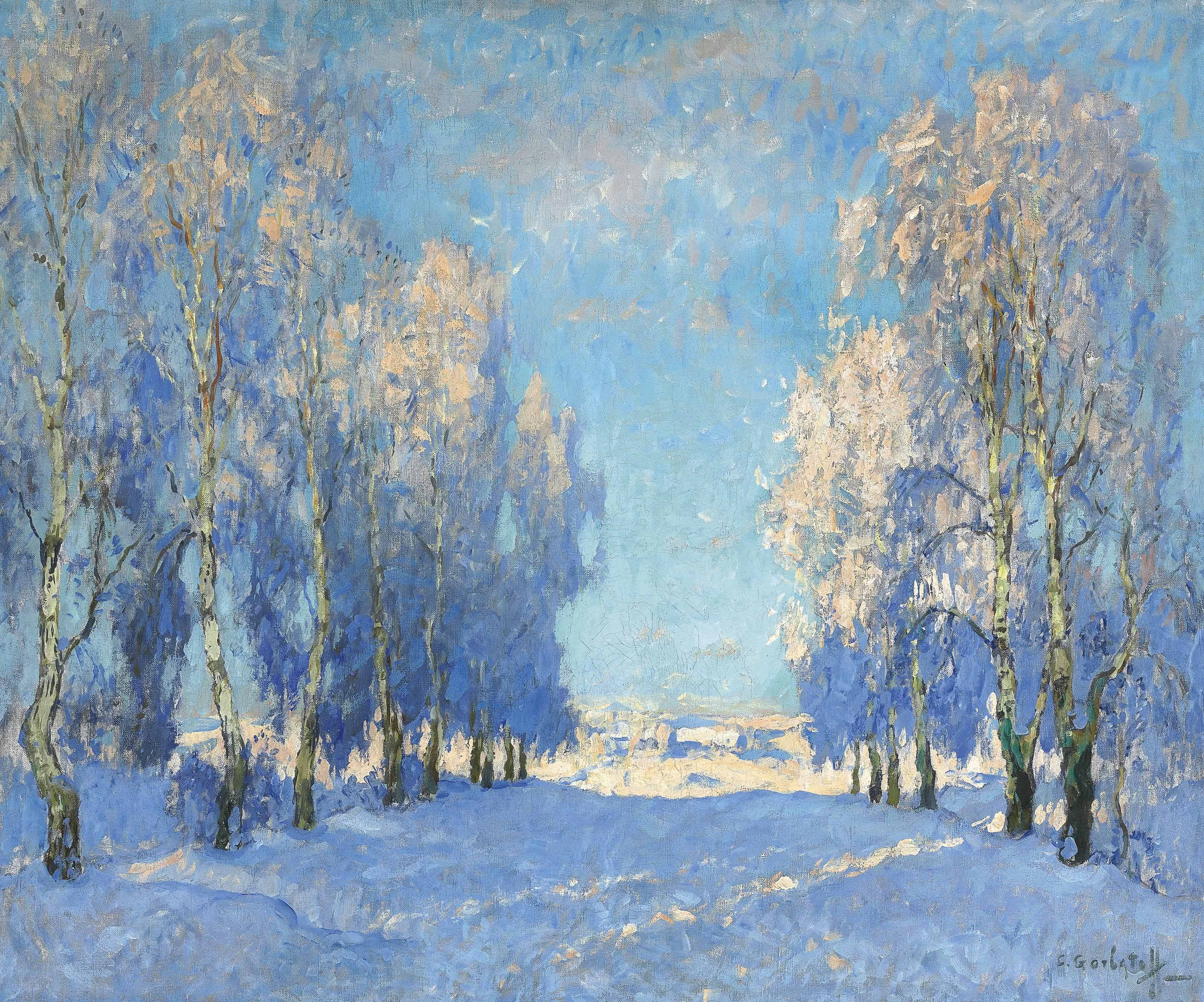Горбатов. Зимний день. 1934