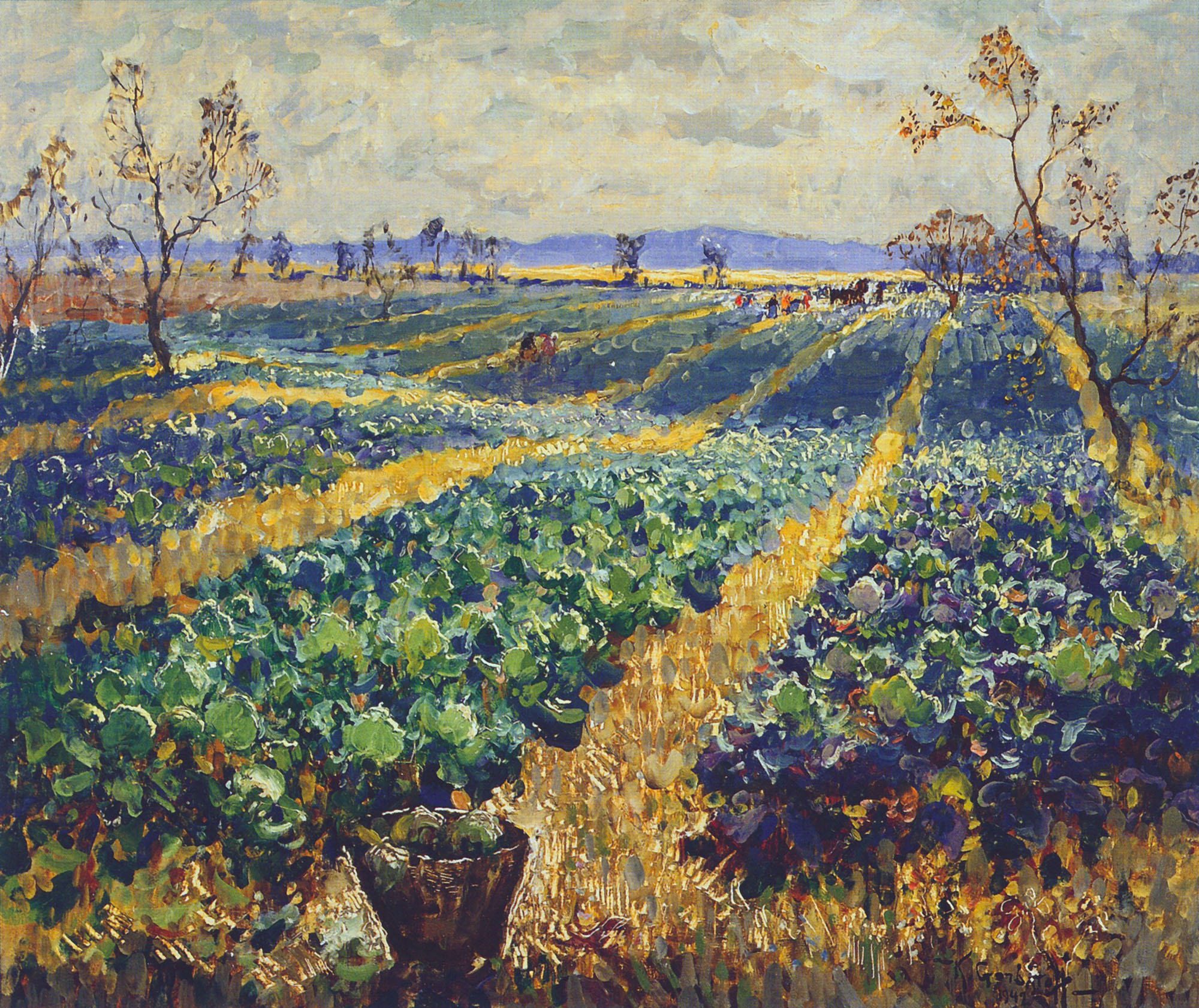 Горбатов. Капустное поле. 1942