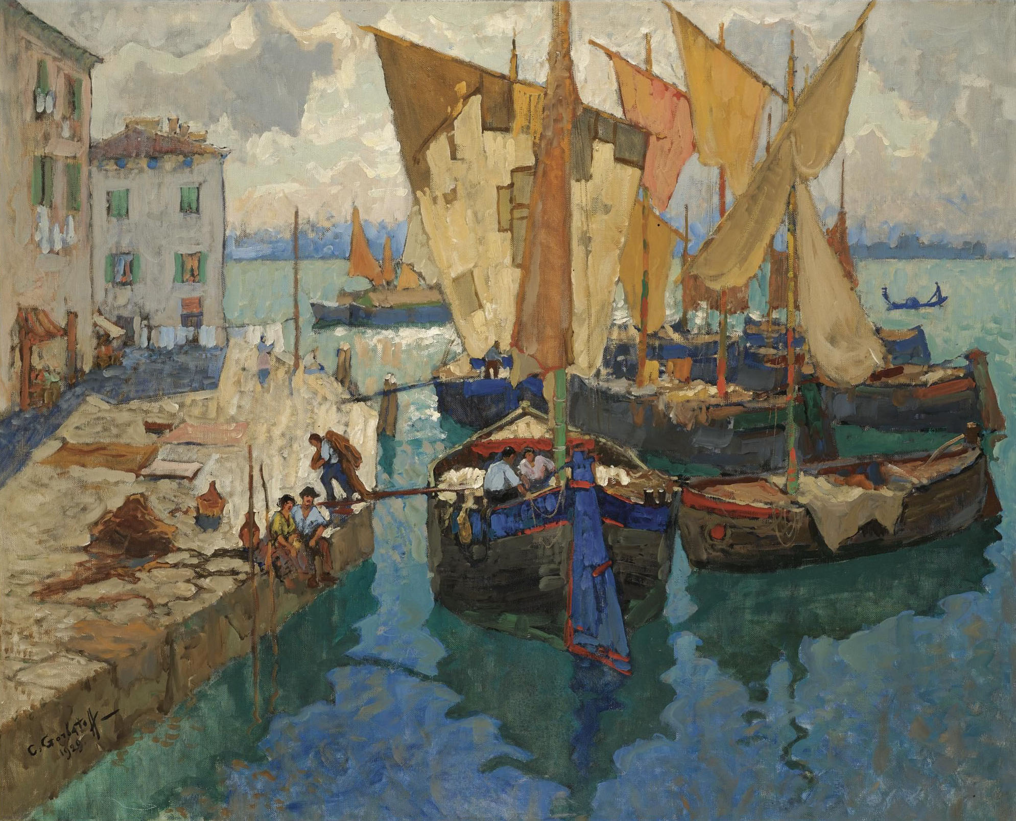 Горбатов. Вид Венеции. 1929