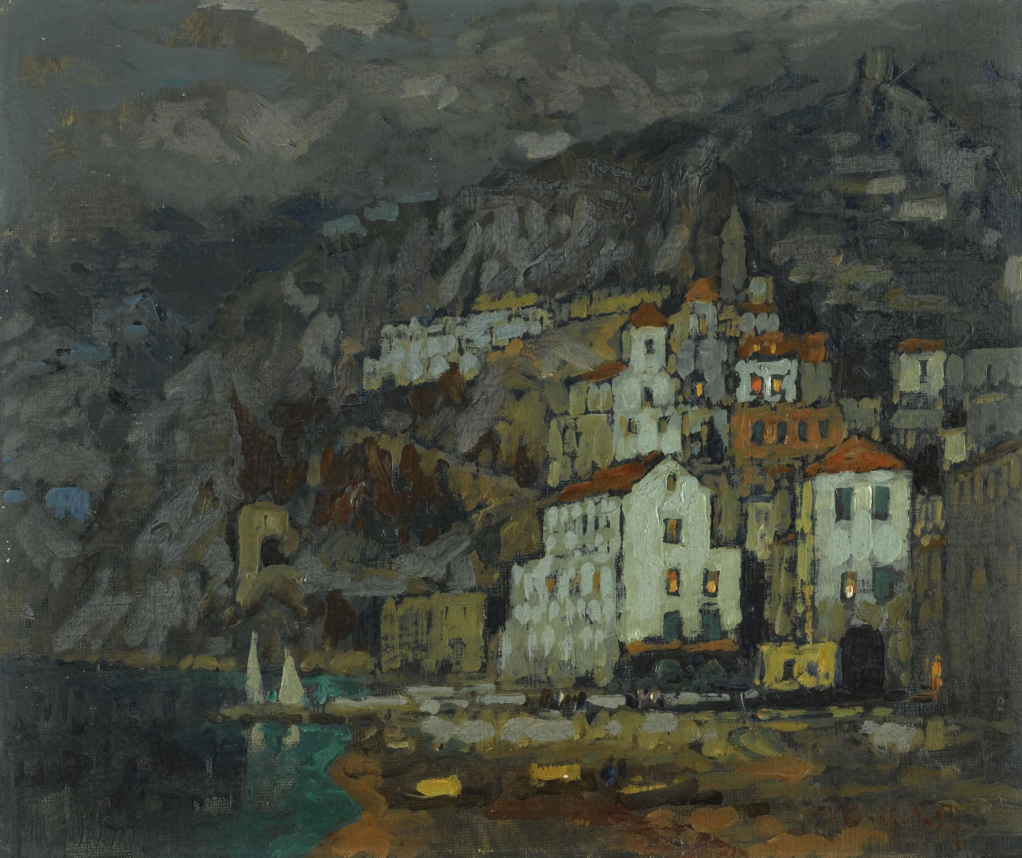 Горбатов. Вид Амальфи. 1925
