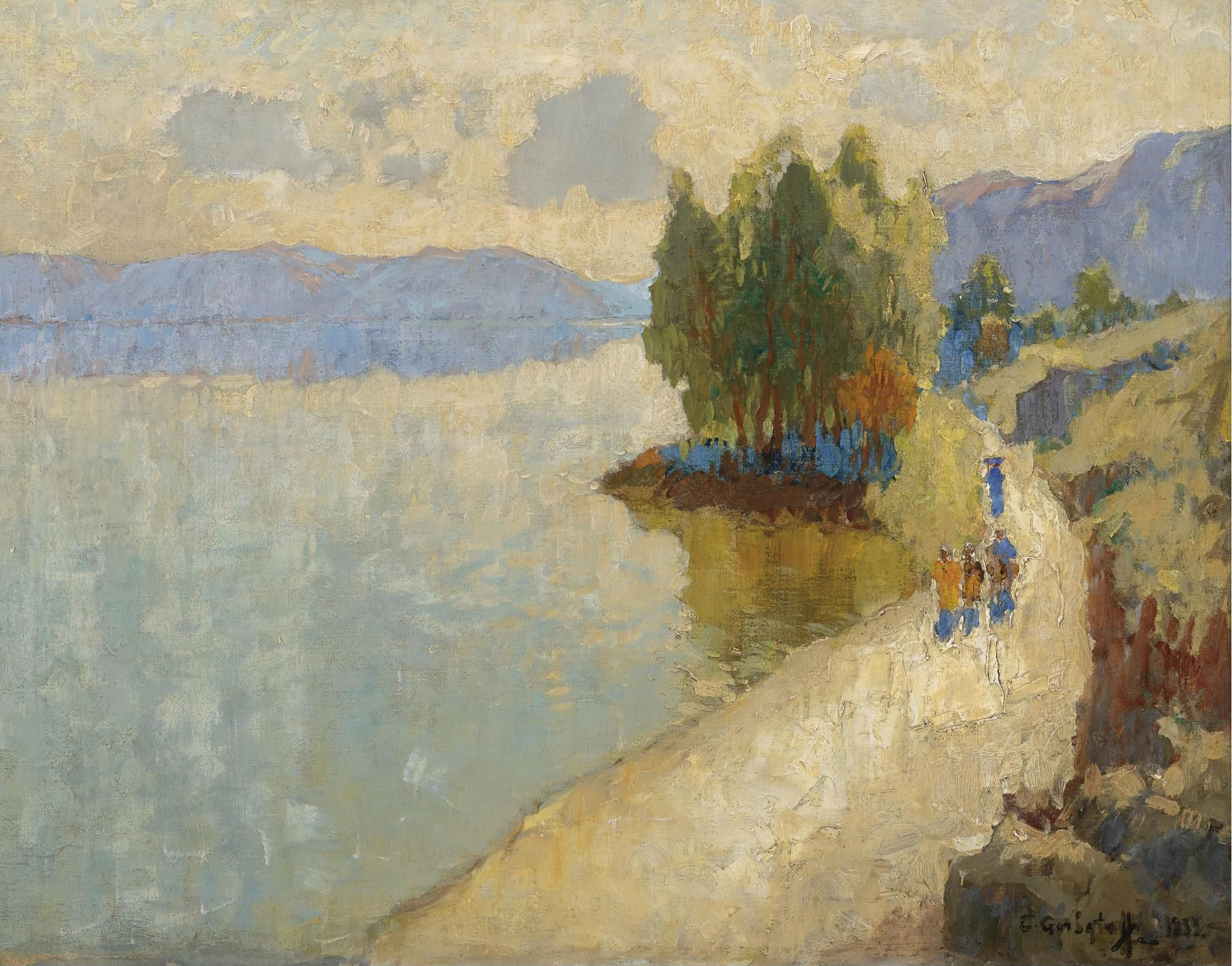 Горбатов. У озера. 1933
