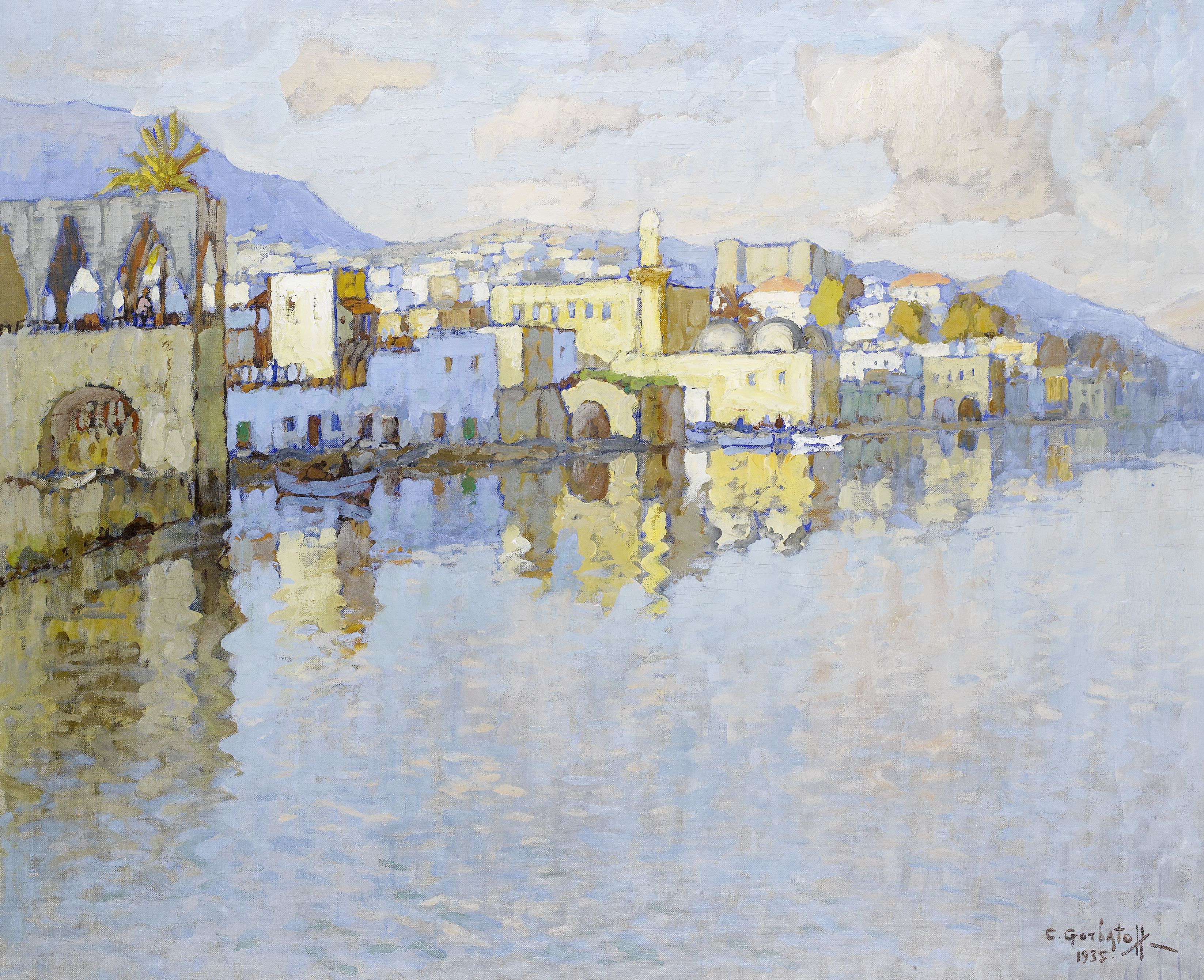 Горбатов. Под летним солнцем, Палестина. 1935
