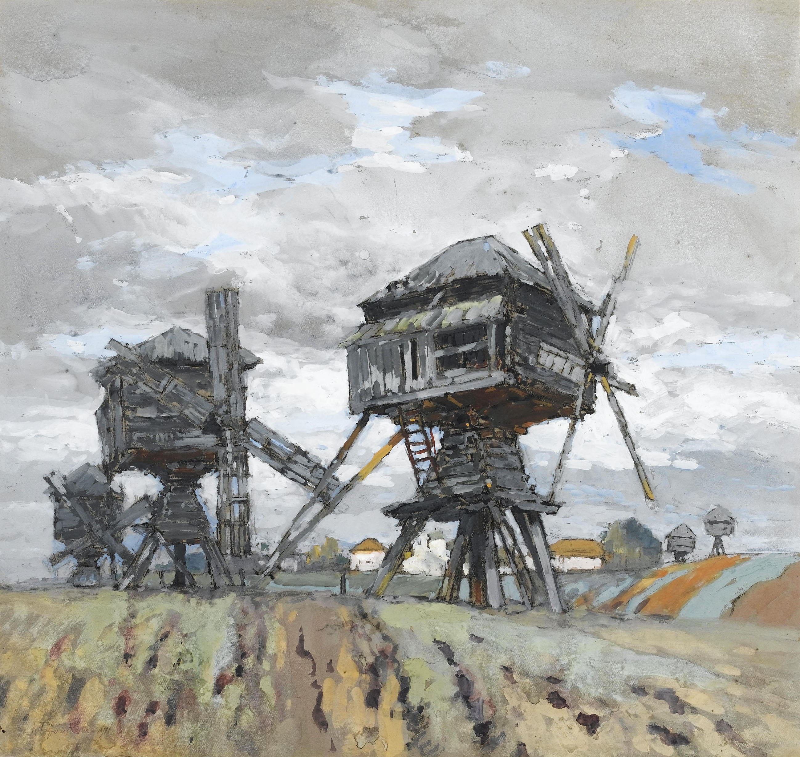 Горбатов. Мельницы. 1911