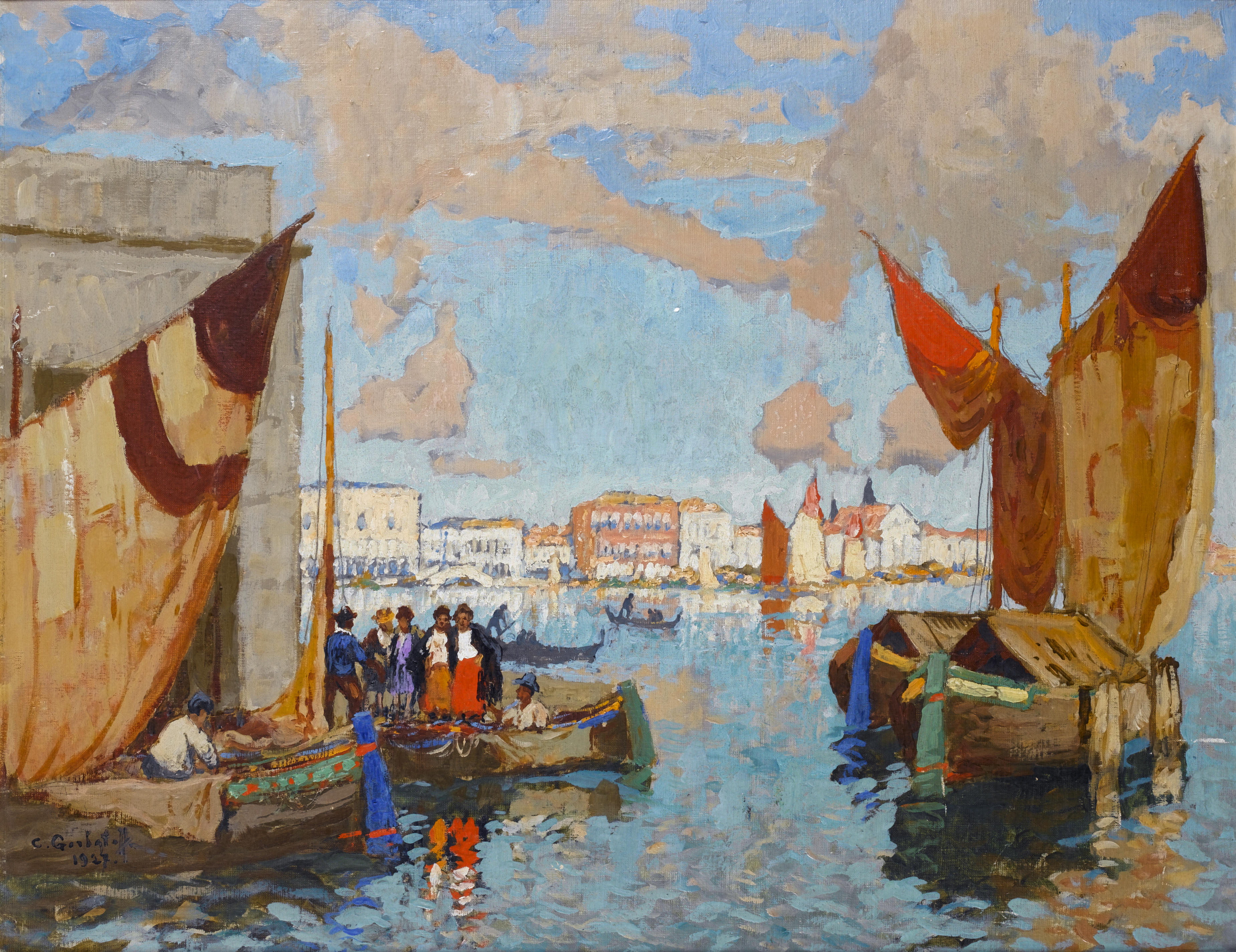 Горбатов. Большой канал, Венеция. 1927