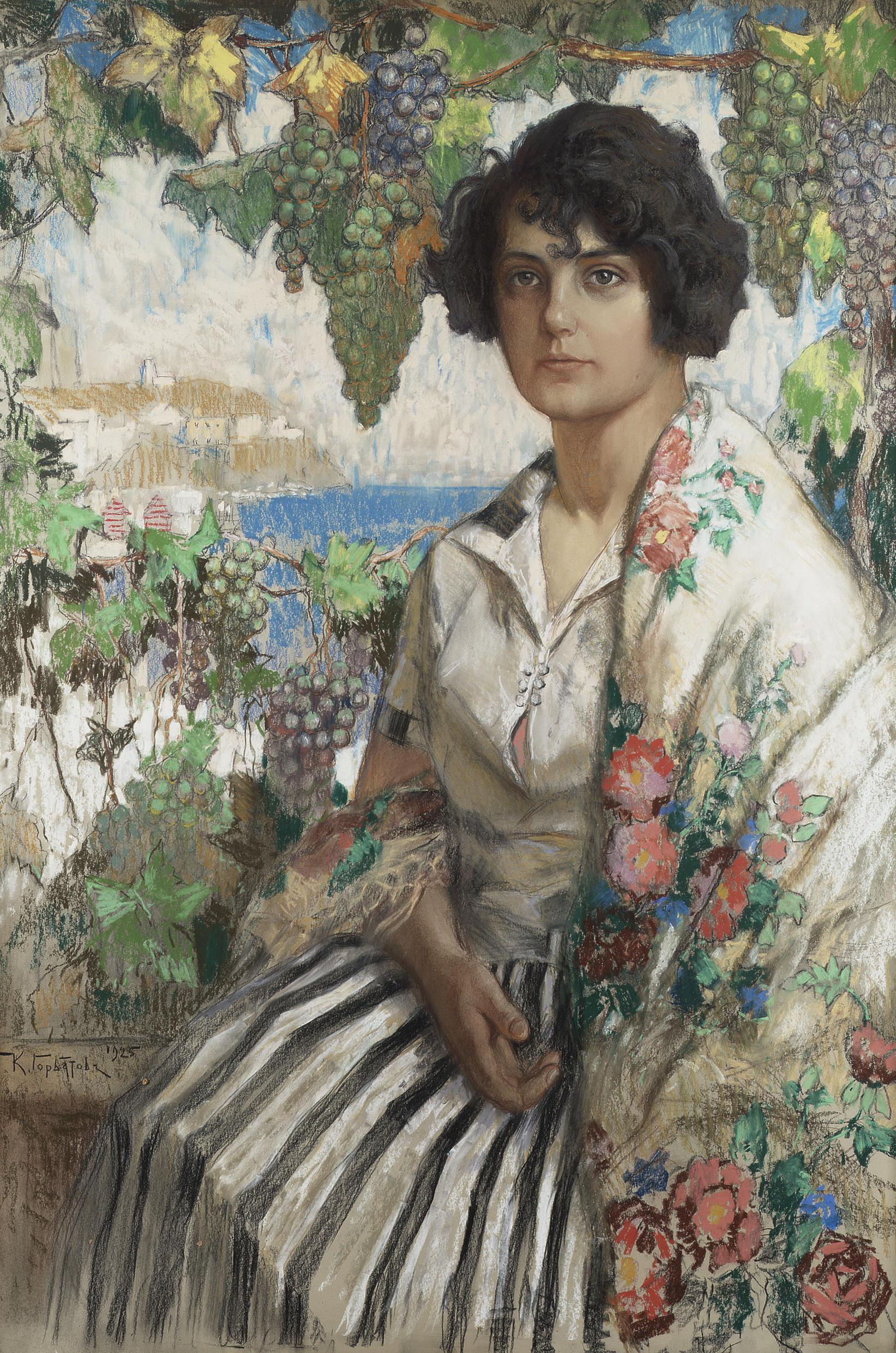 Горбатов. Портрет молодой женщины. 1925