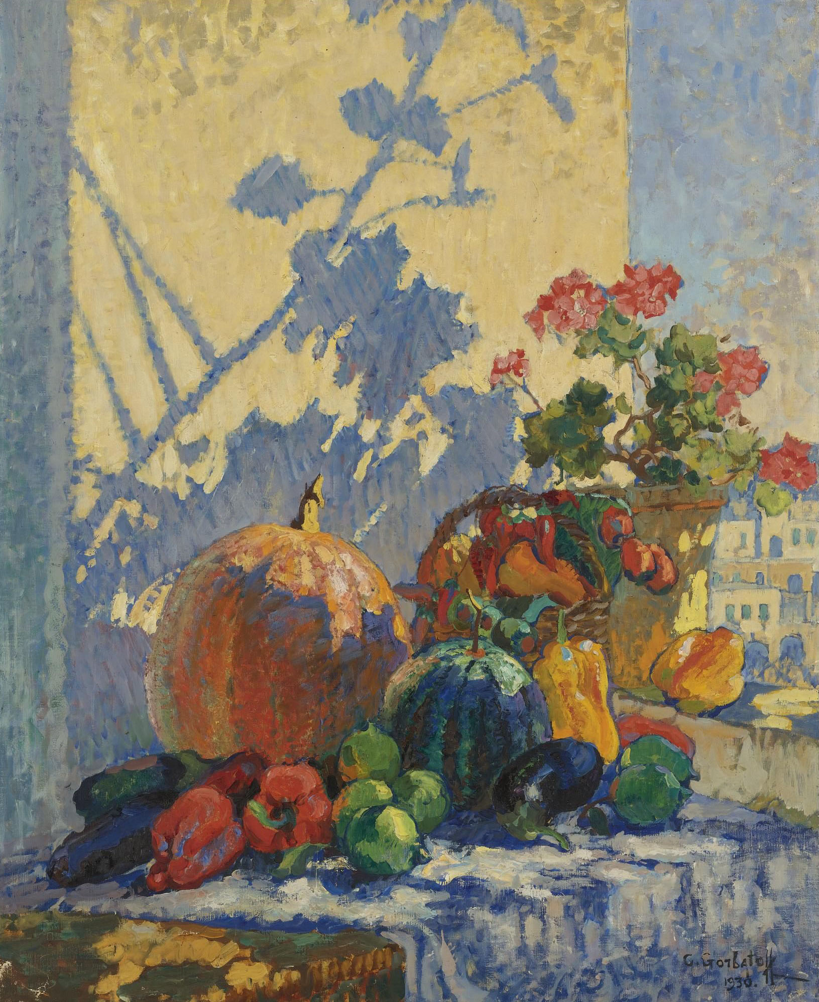 Горбатов. Натюрморт. Капри. 1938