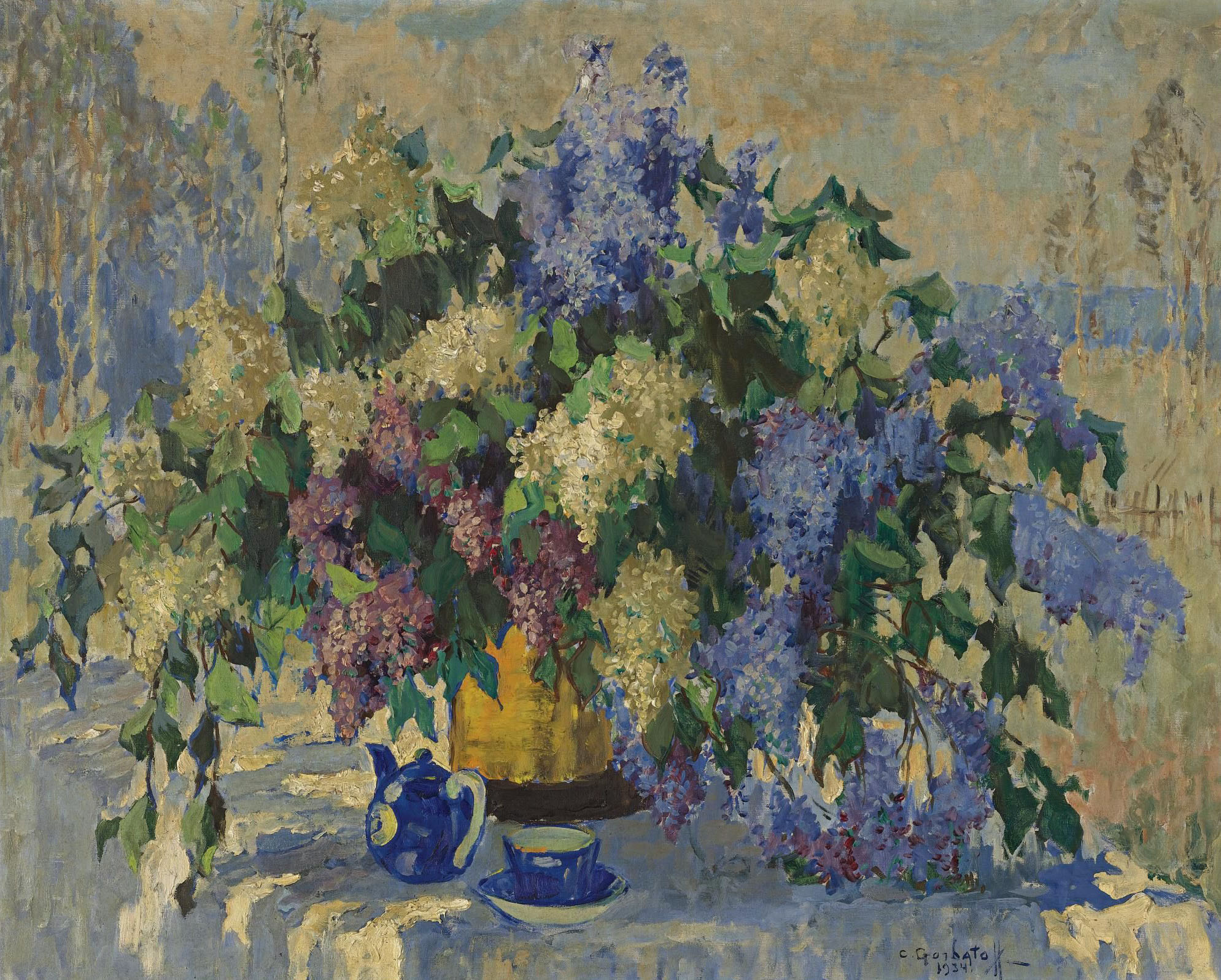 Горбатов. Сирень. 1934