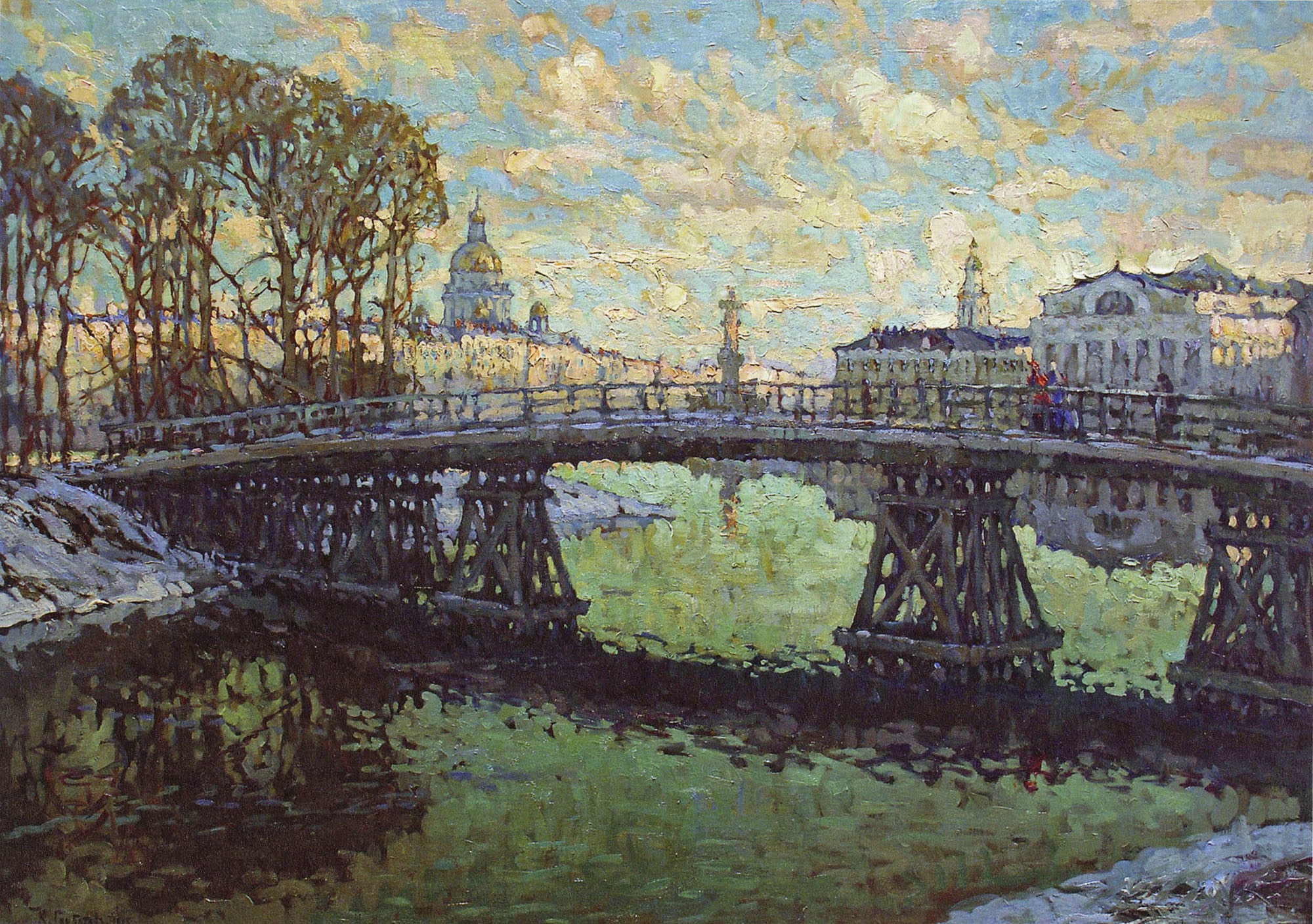 Горбатов. Вид на Исаакиевский собор. 1915