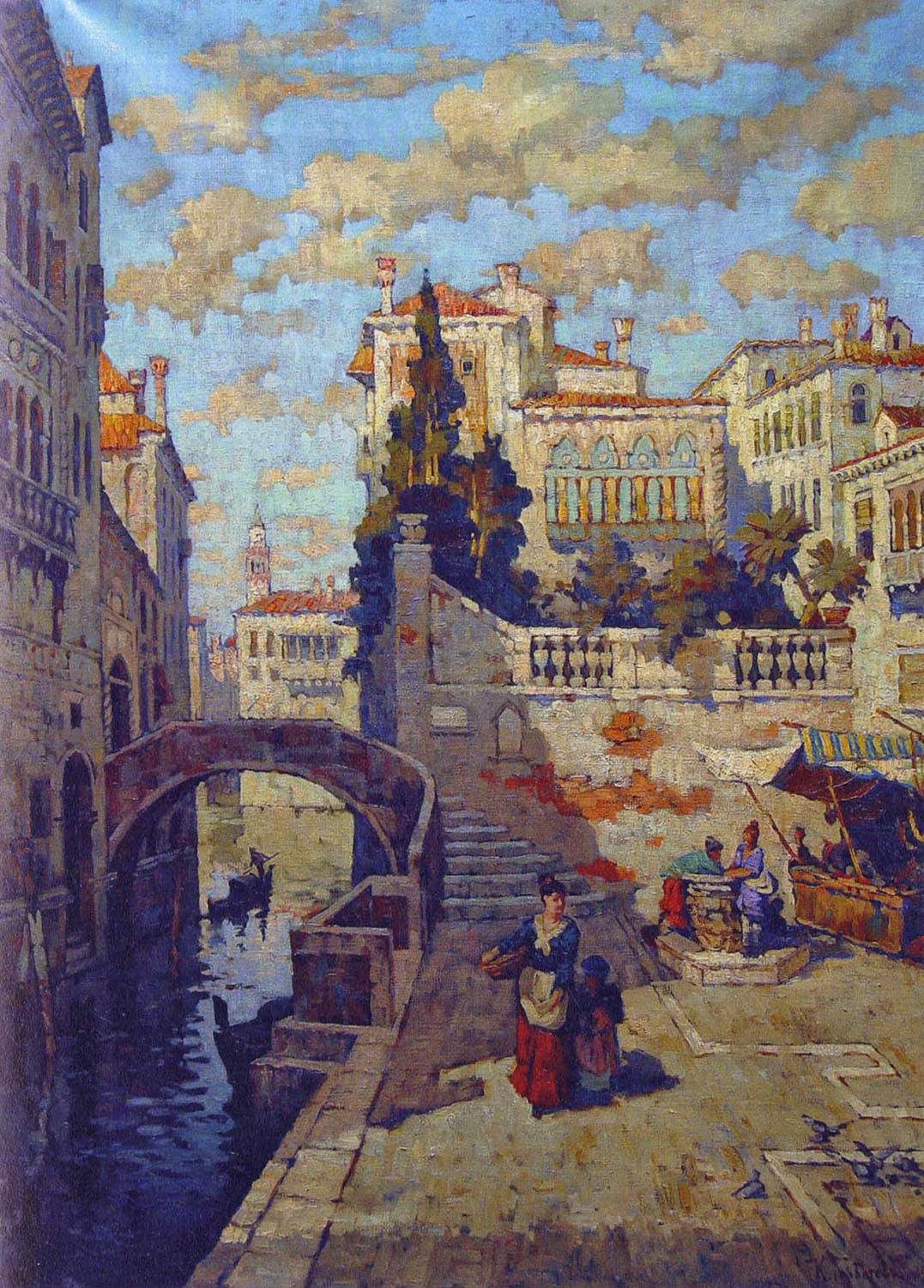 Горбатов. Набережная в Венеции. 1919