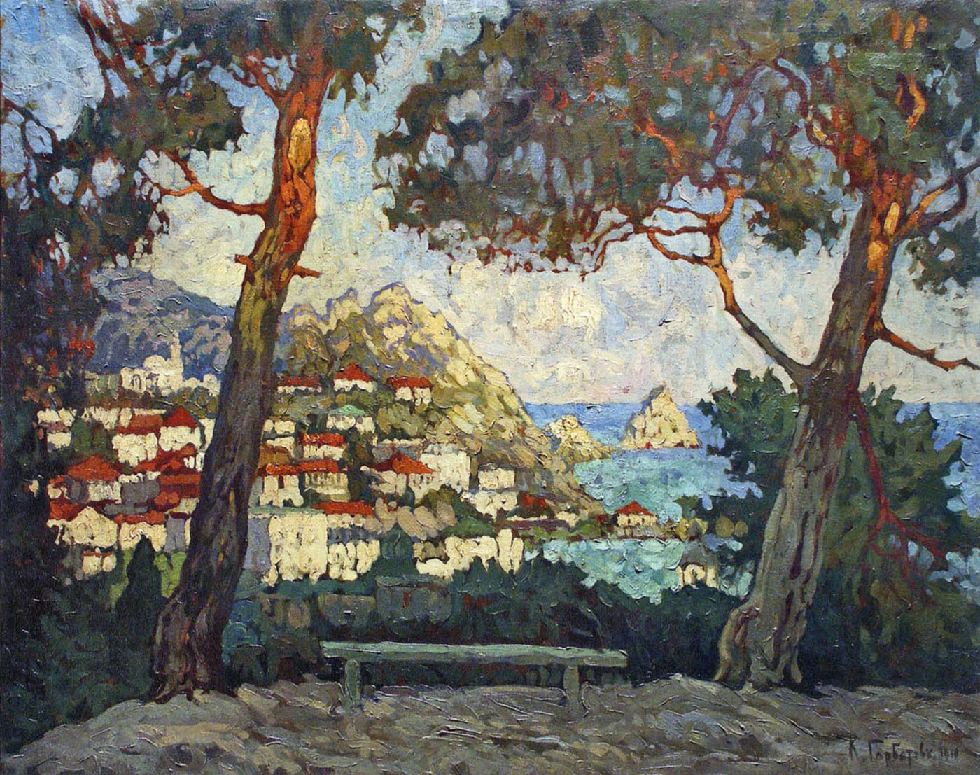 Горбатов. Остров Капри. 1919