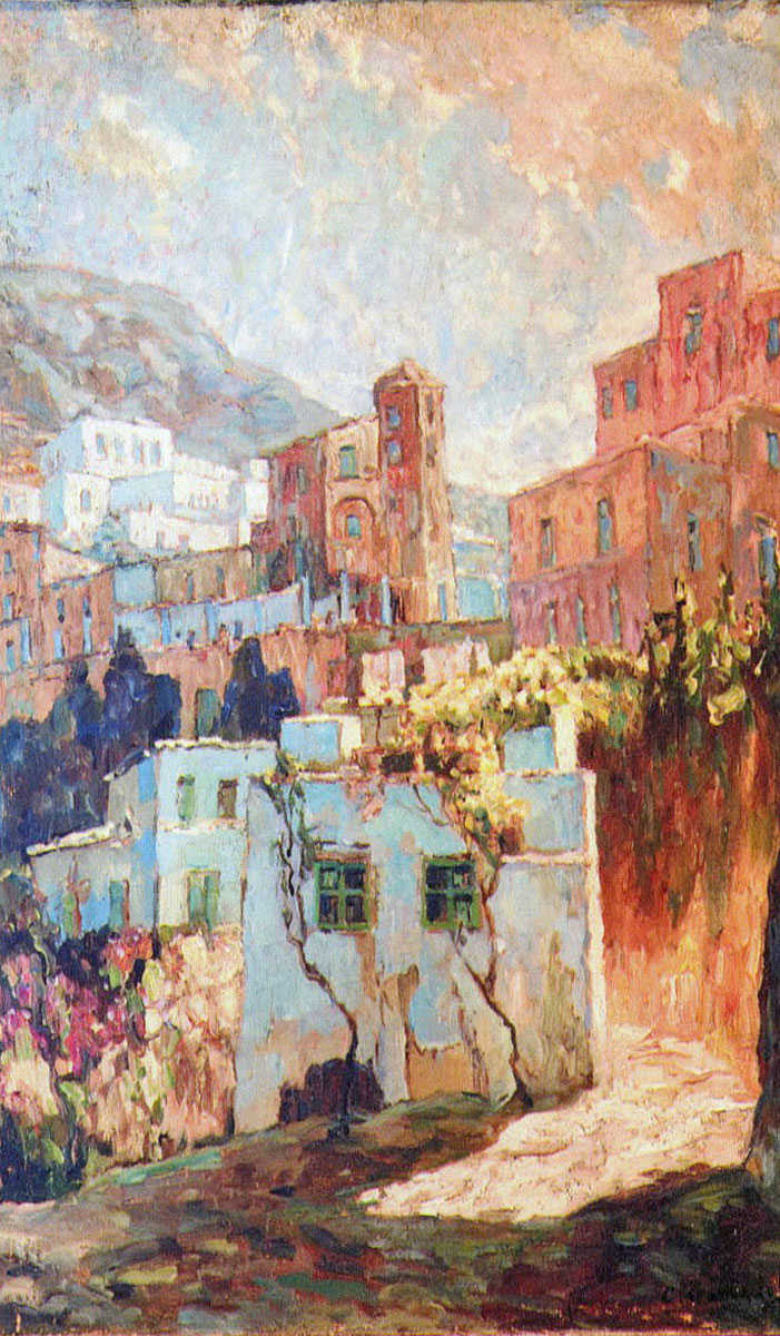 Горбатов. Итальянский городской пейзаж. Начало 1930-х