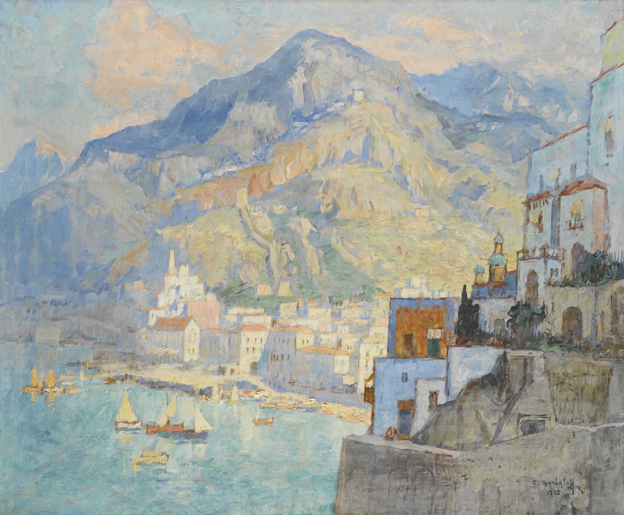 Горбатов. Вид Амальфи. 1935