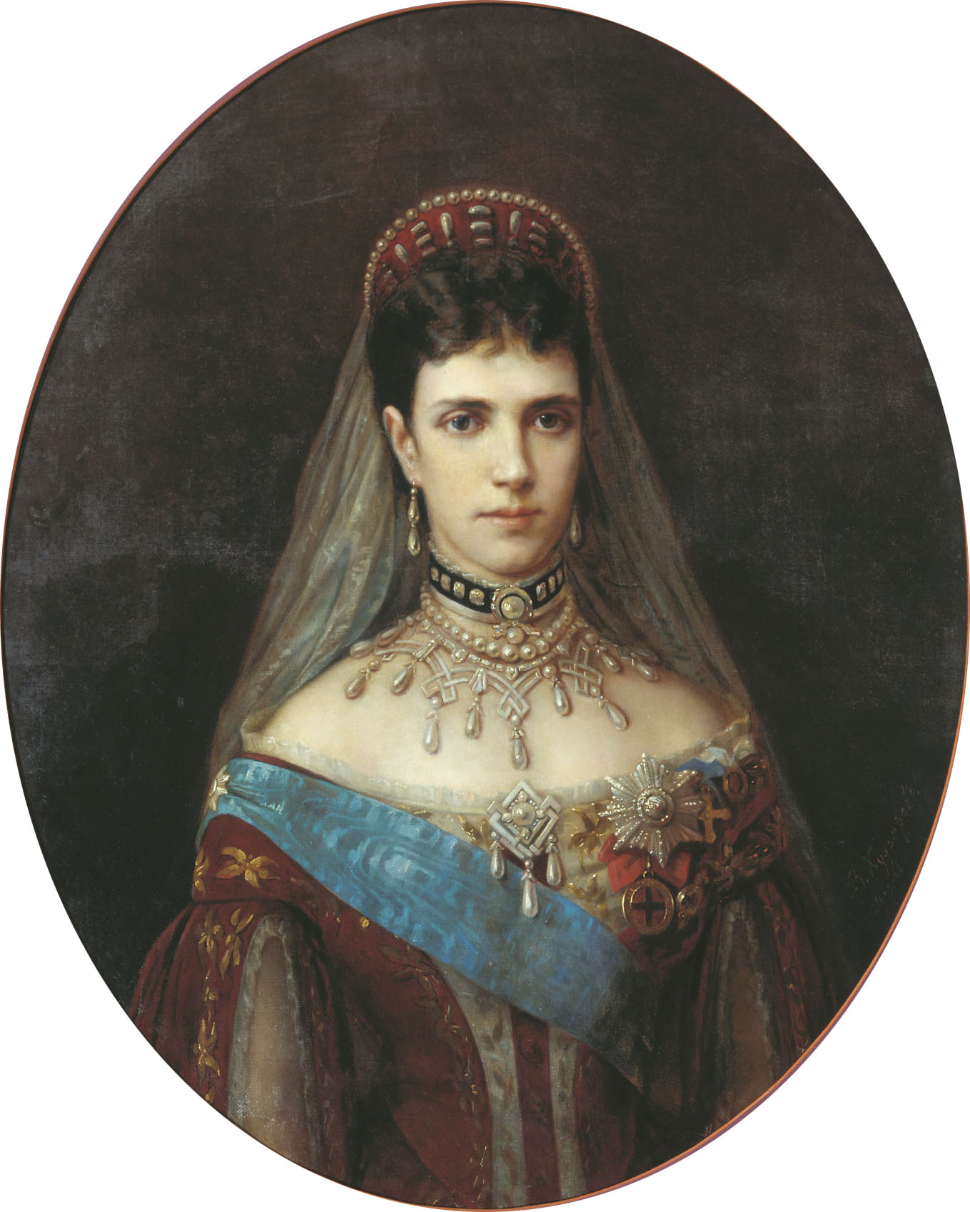Худояров. Портрет императрицы Марии Федоровны, жены императора Александра III