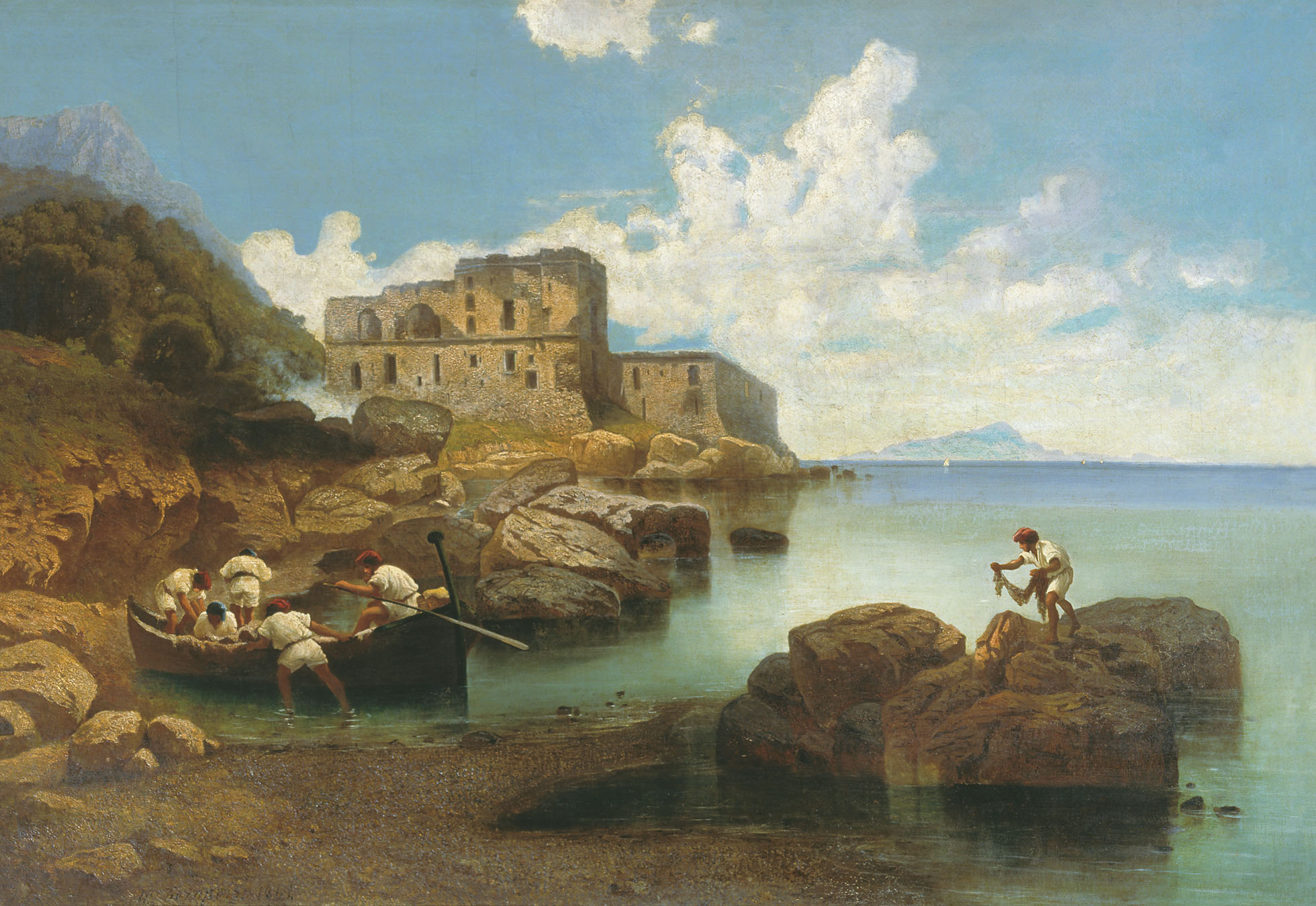 Бочаров. Морской пейзаж. 1861