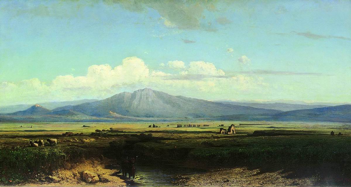 Бочаров. Вид в Римской Кампанье. 1863