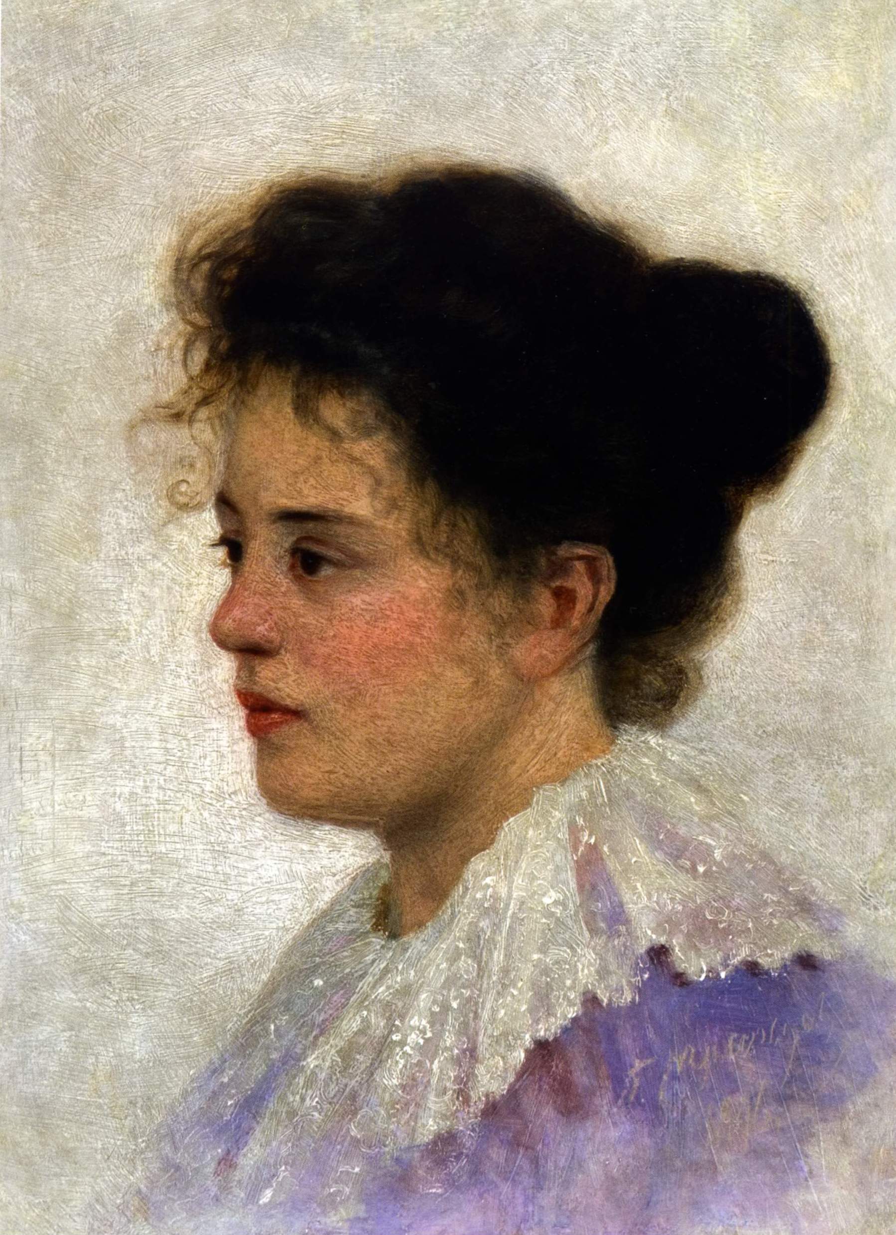 Мясоедов Г.. Женский портрет . 1876