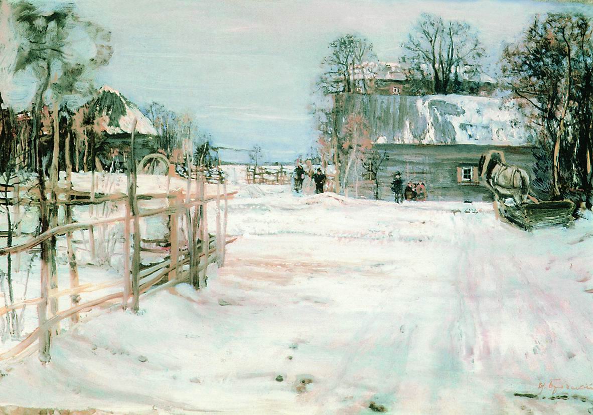 Бродский. Зимка. 1910