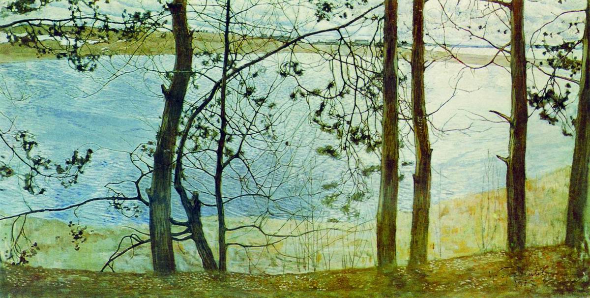 Бродский. Сквозь ветви. 1907
