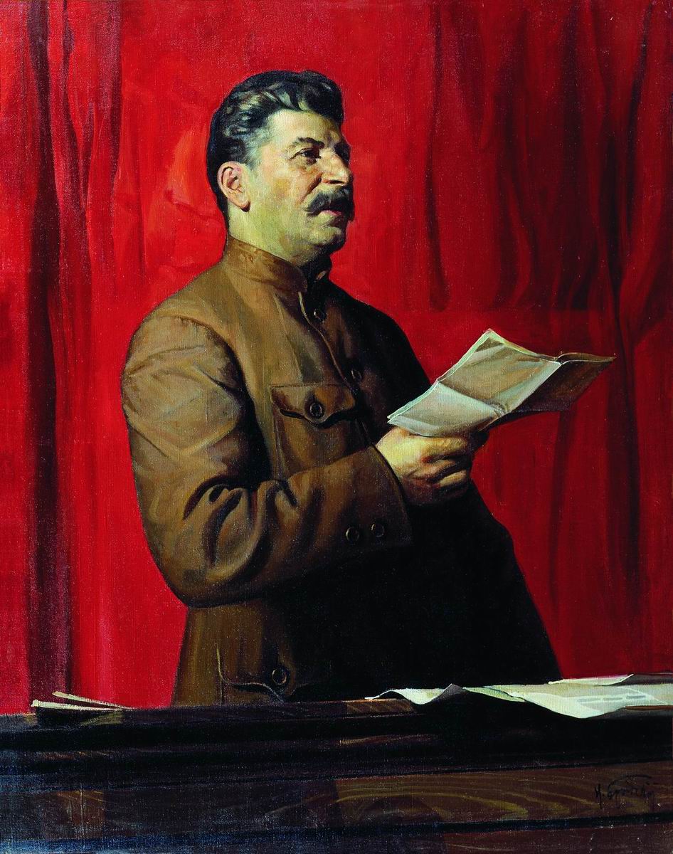 Бродский. Портрет И.В.Сталина. 1933