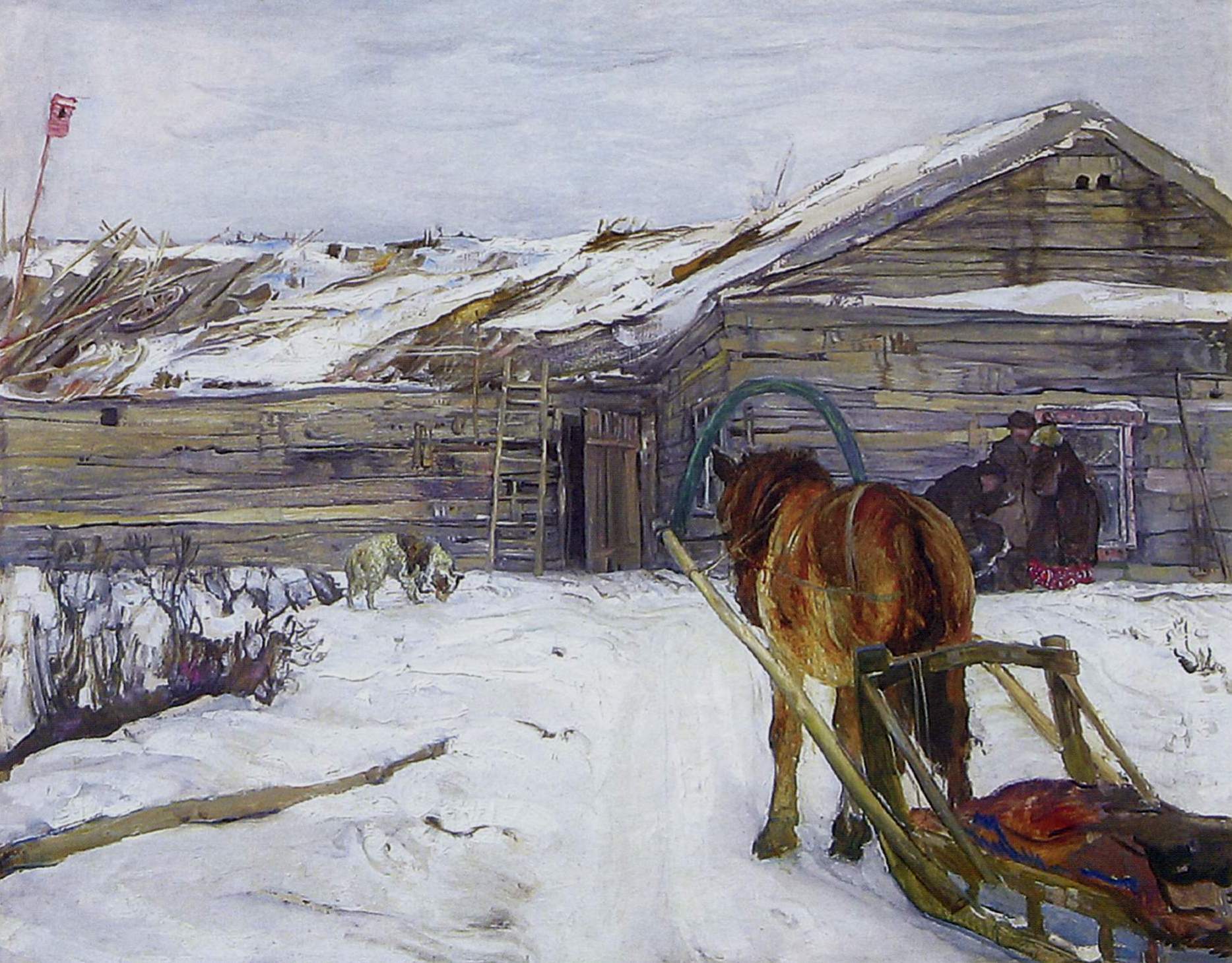 Бродский. Зима . 1913
