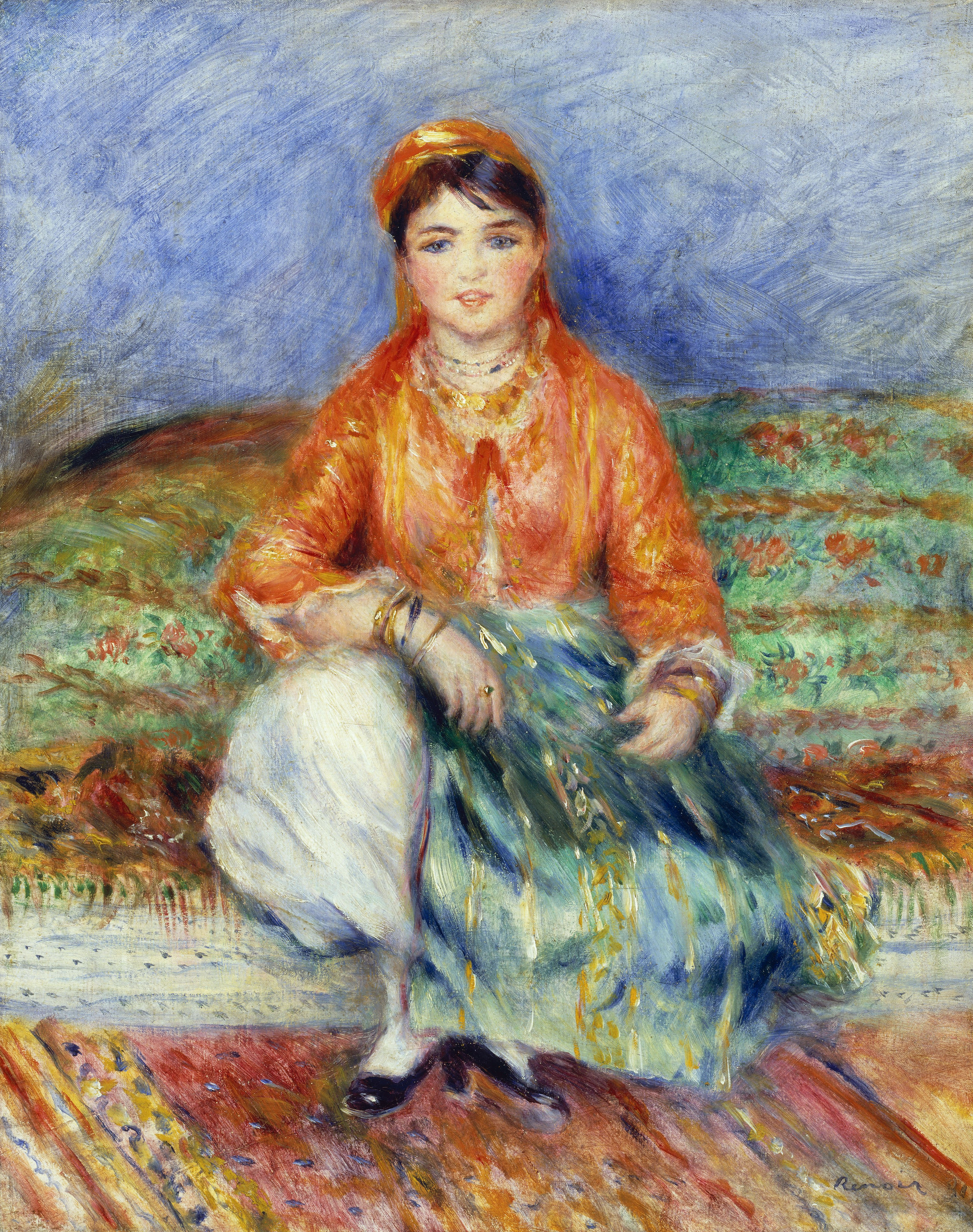 Ренуар. Алжирская девушка. 1881