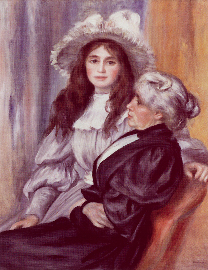 Ренуар. Берта Моризо и ее дочь, Жюли Мане. 1894