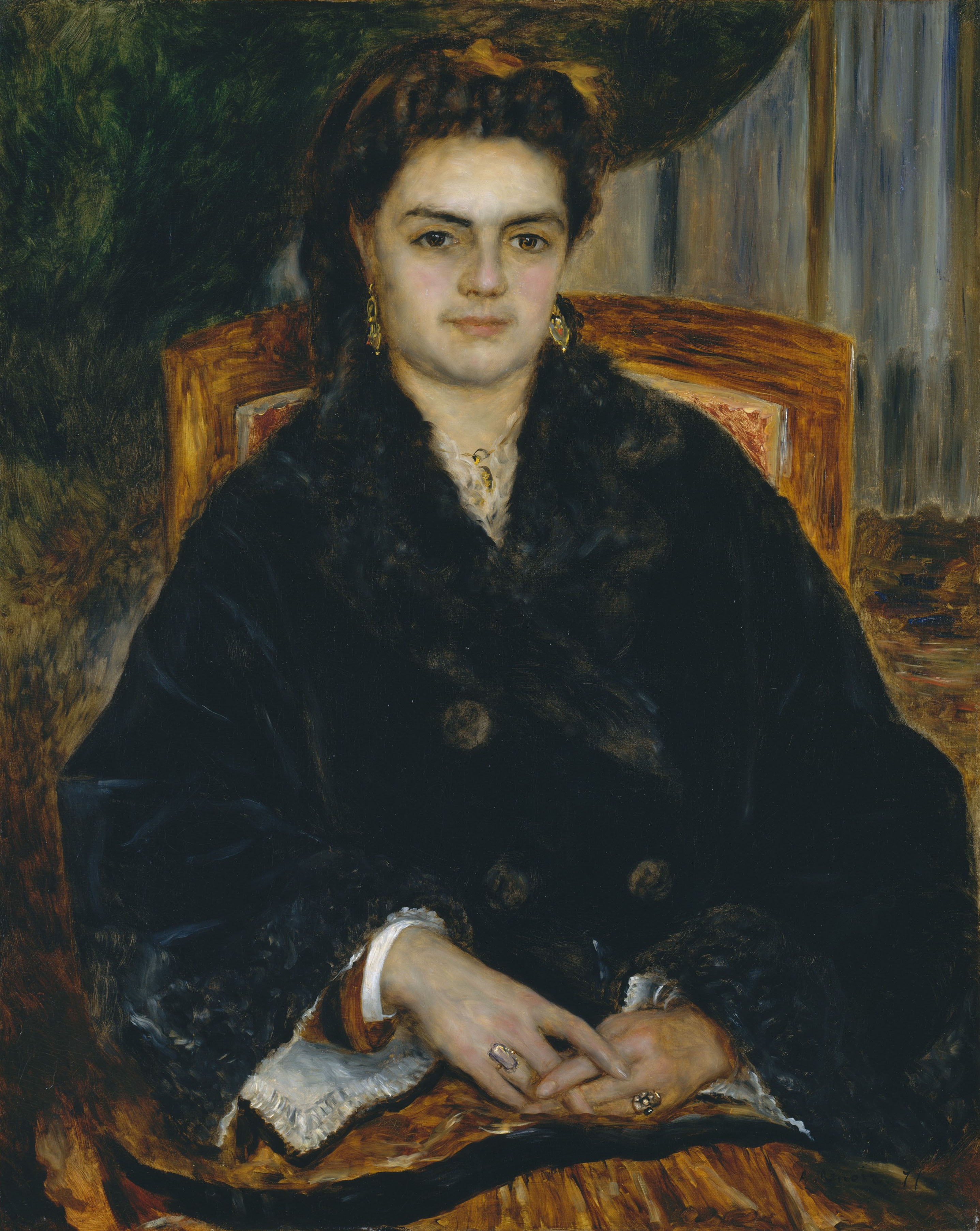 Ренуар. Мадам Мари Октави Бернье. 1871