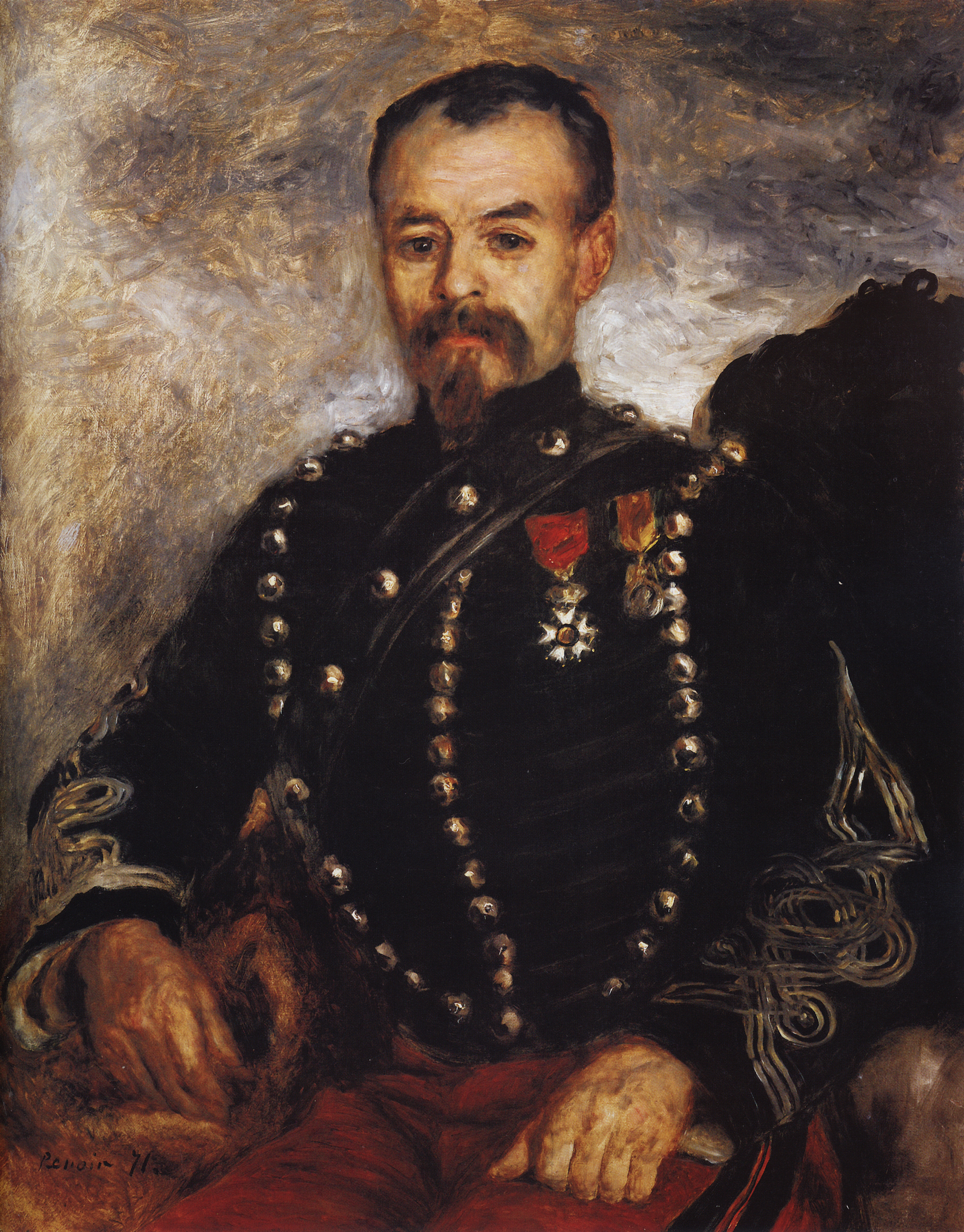 Ренуар. Капитан Эдуард Бернье. 1871