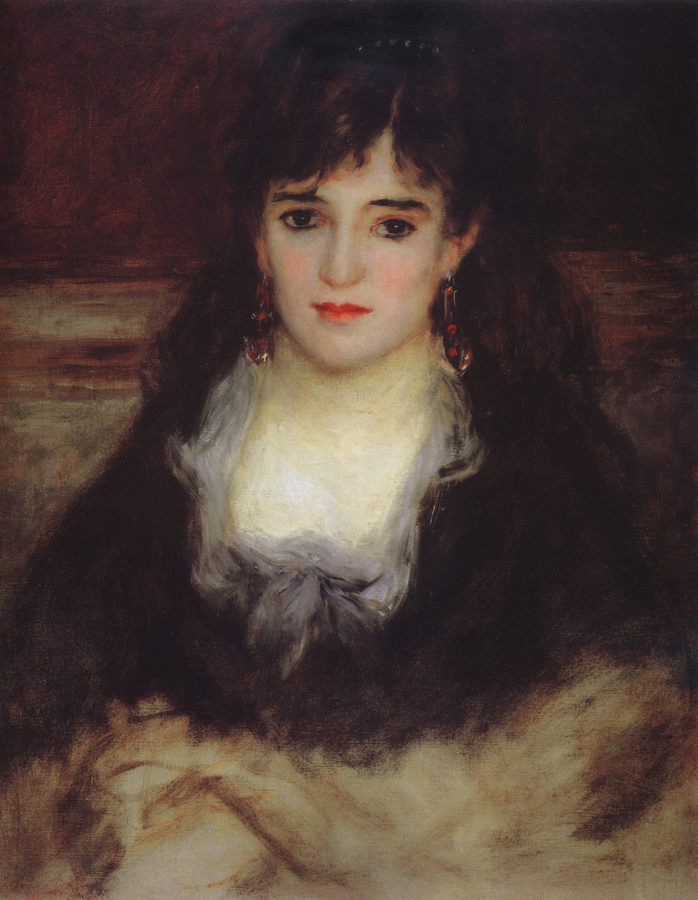 Ренуар. Портрет женщины (Нини - Рыбка). Около 1874