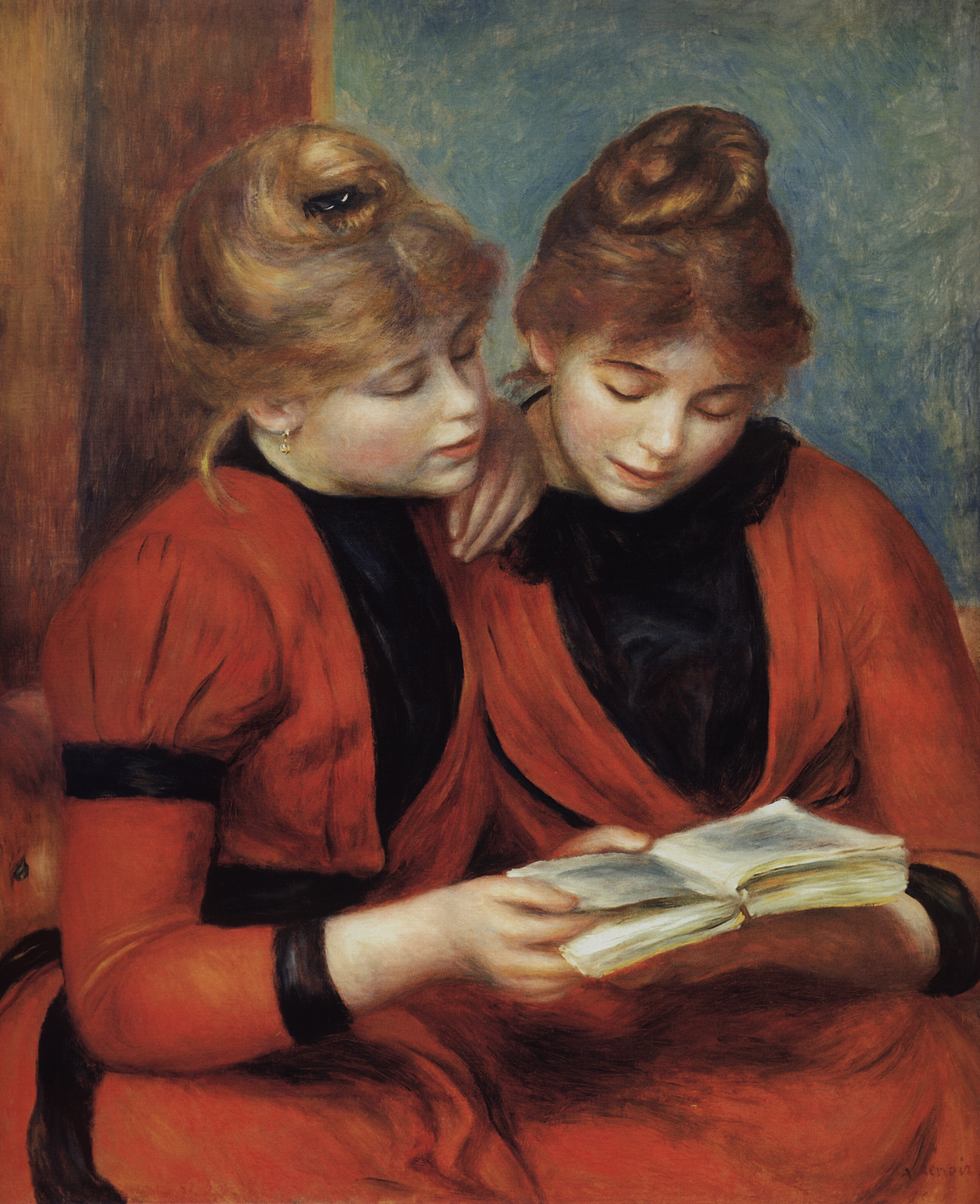 Ренуар. Девушки за чтением (Две сестры). Около 1889