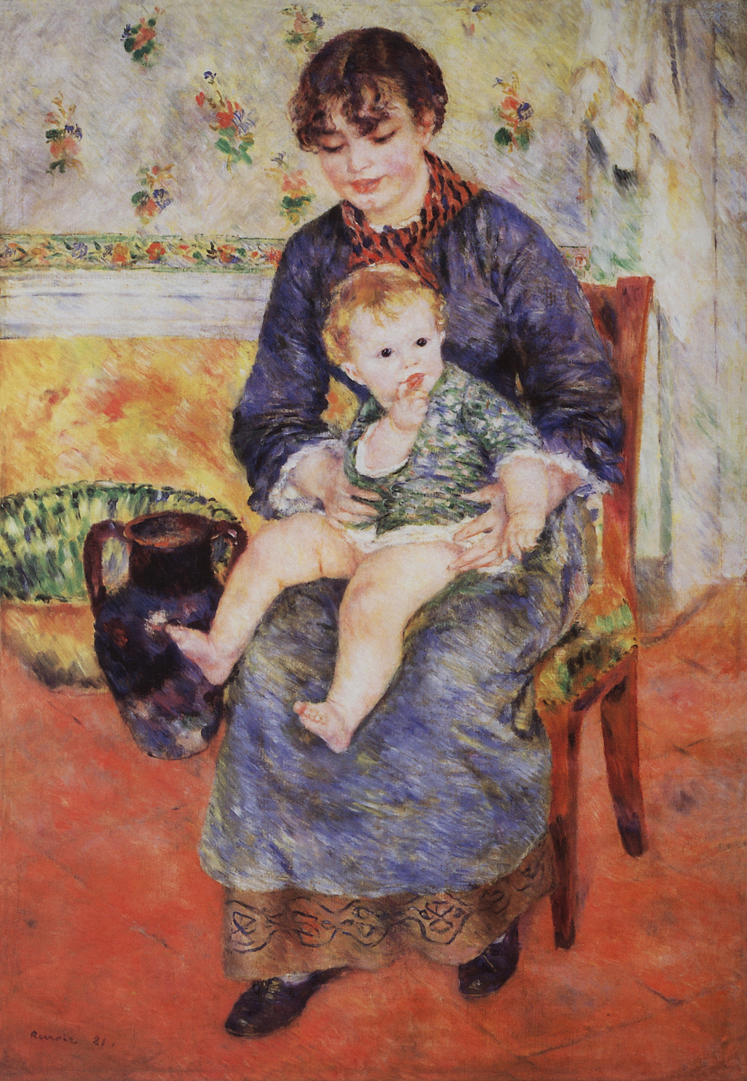 Ренуар. Мать и ребенок. 1881