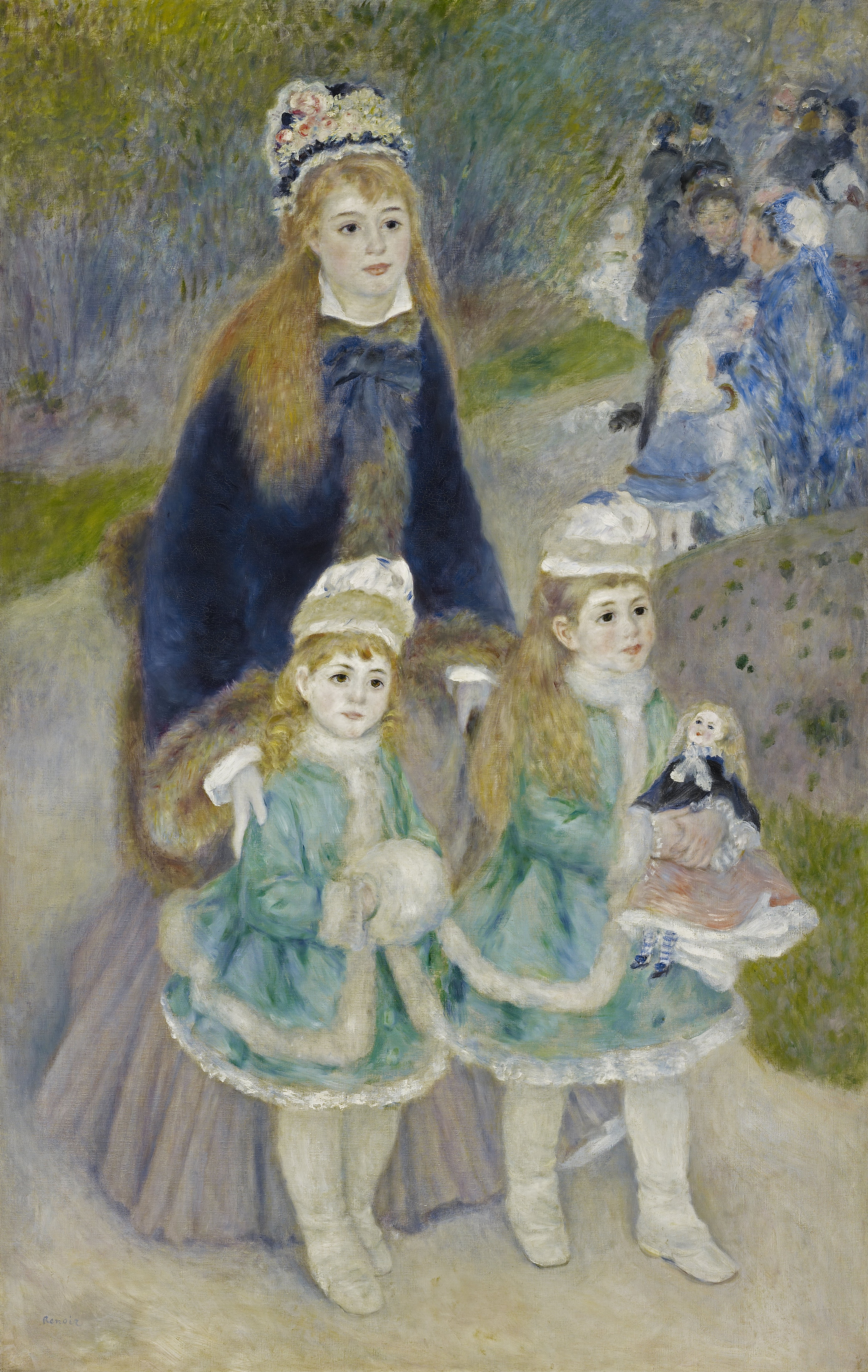 Ренуар. Прогулка (Мать и дети). 1874-1876